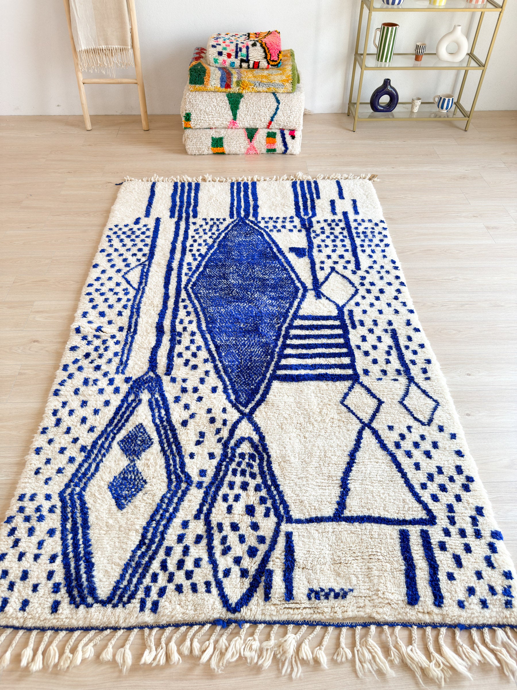 Tapis berbère coloré 151 x 253 cm - n°2210