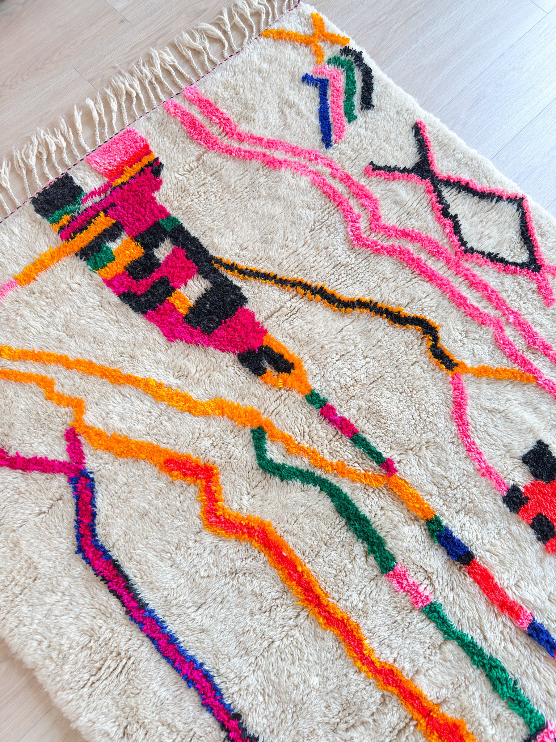 Tapis berbère coloré 155 x 280 cm - n°2254