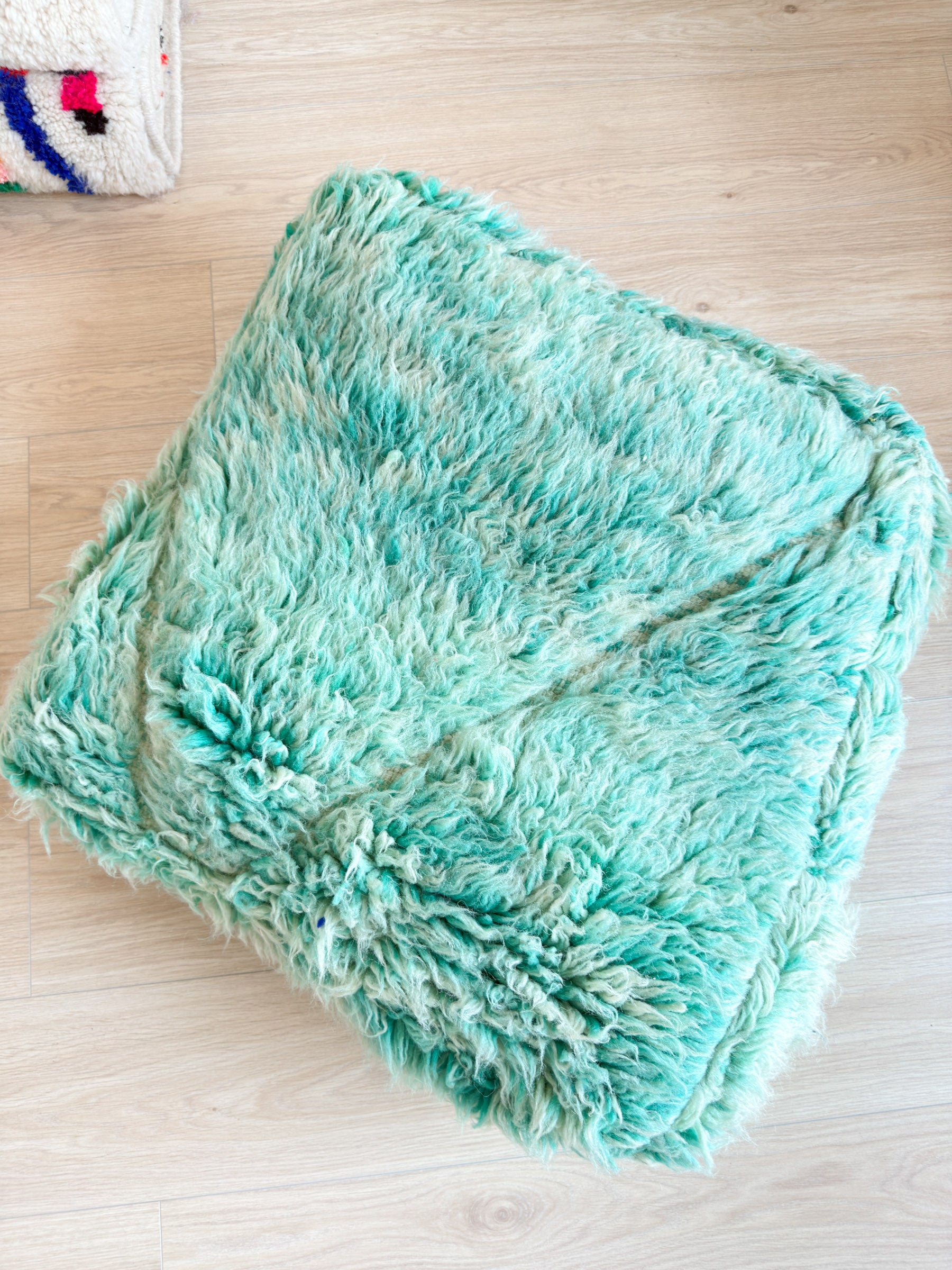 Pouf Marocain, pouf berbère coloré - 60 x 60 cm - n°42