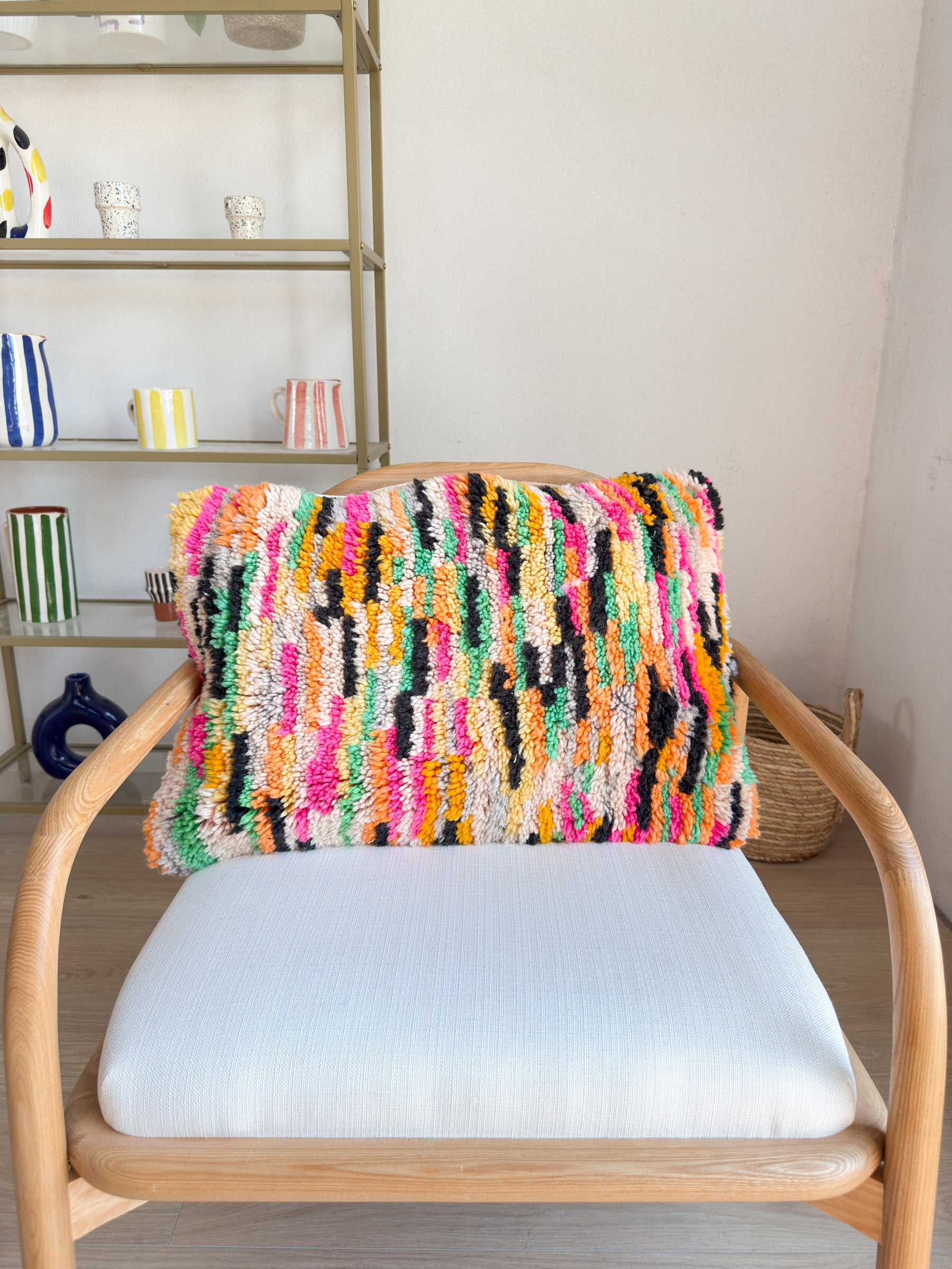 Colorful Berber cushion no. 14