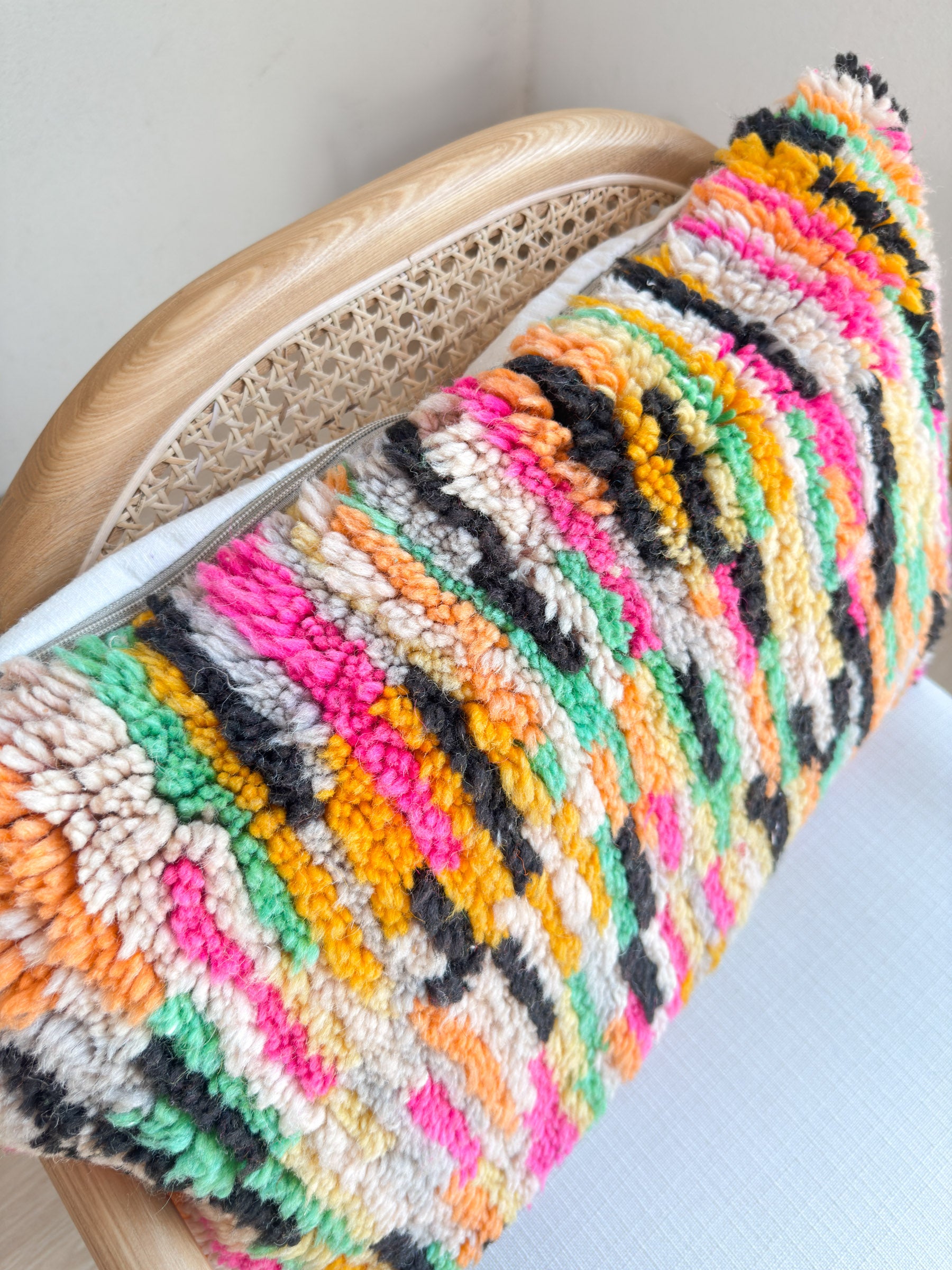 Colorful Berber cushion no. 14