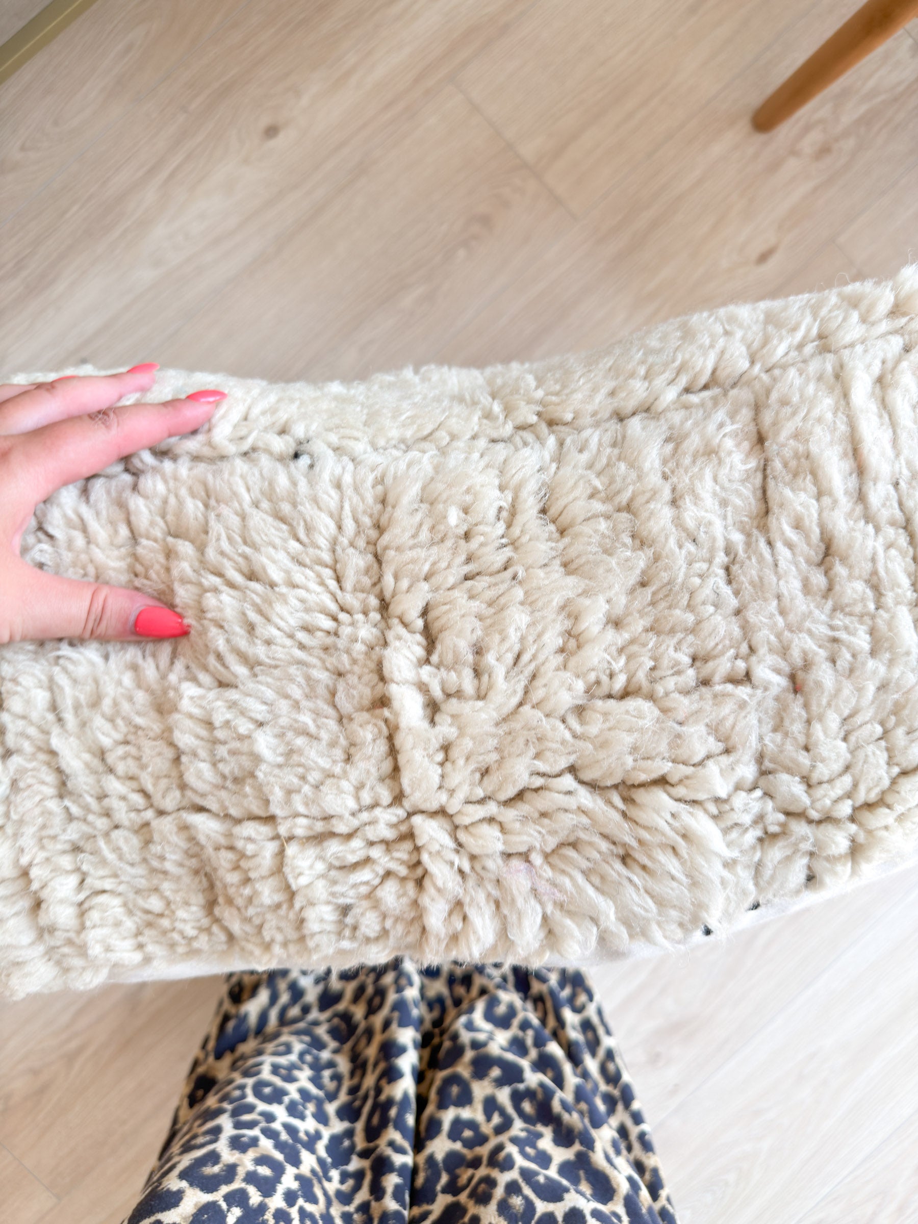 Pouf Marocain, pouf berbère coloré - 60 x 60 cm - n°64