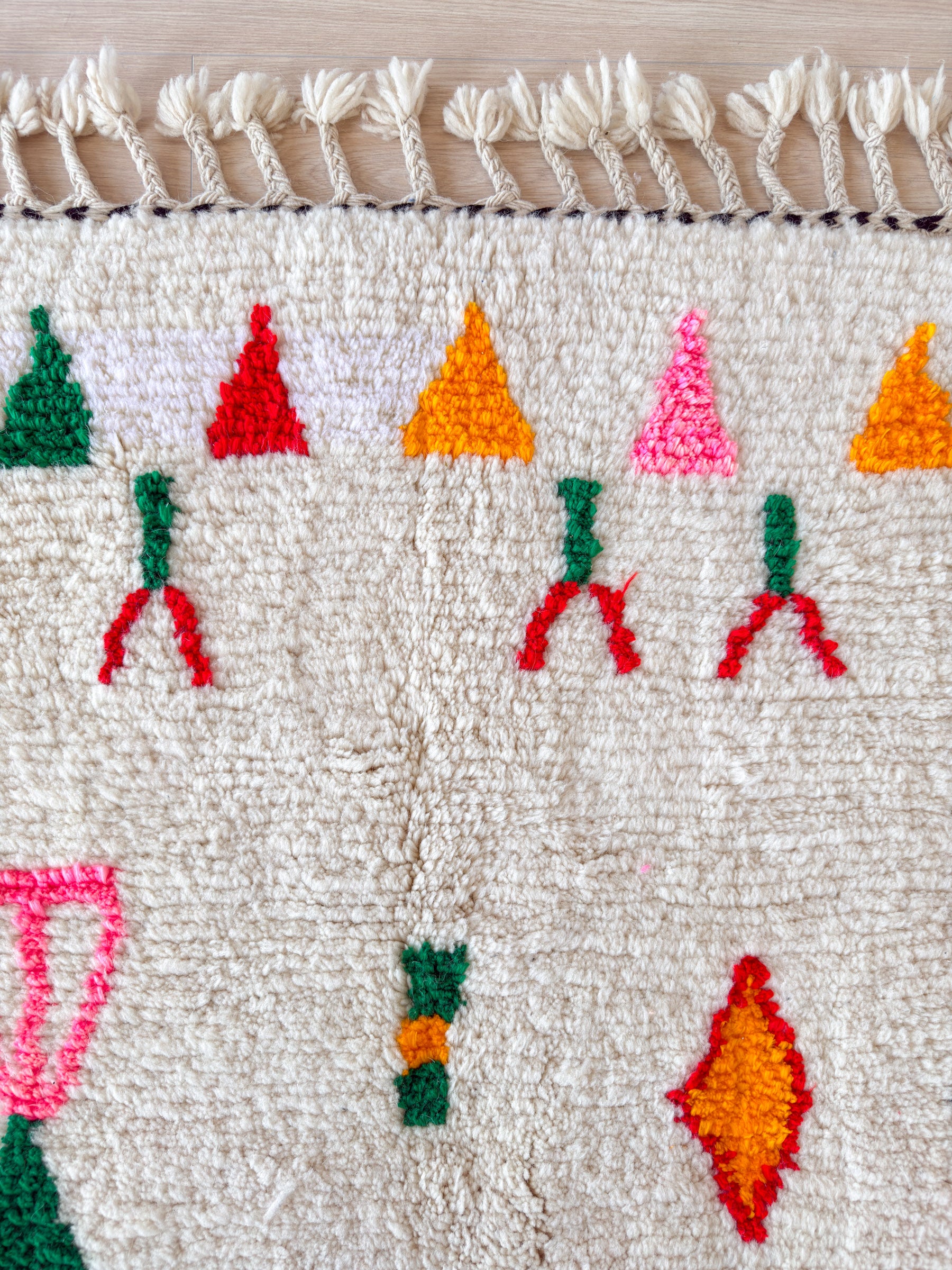 Farbenfroher Berberteppich 152 x 266 cm - Nr. 1833