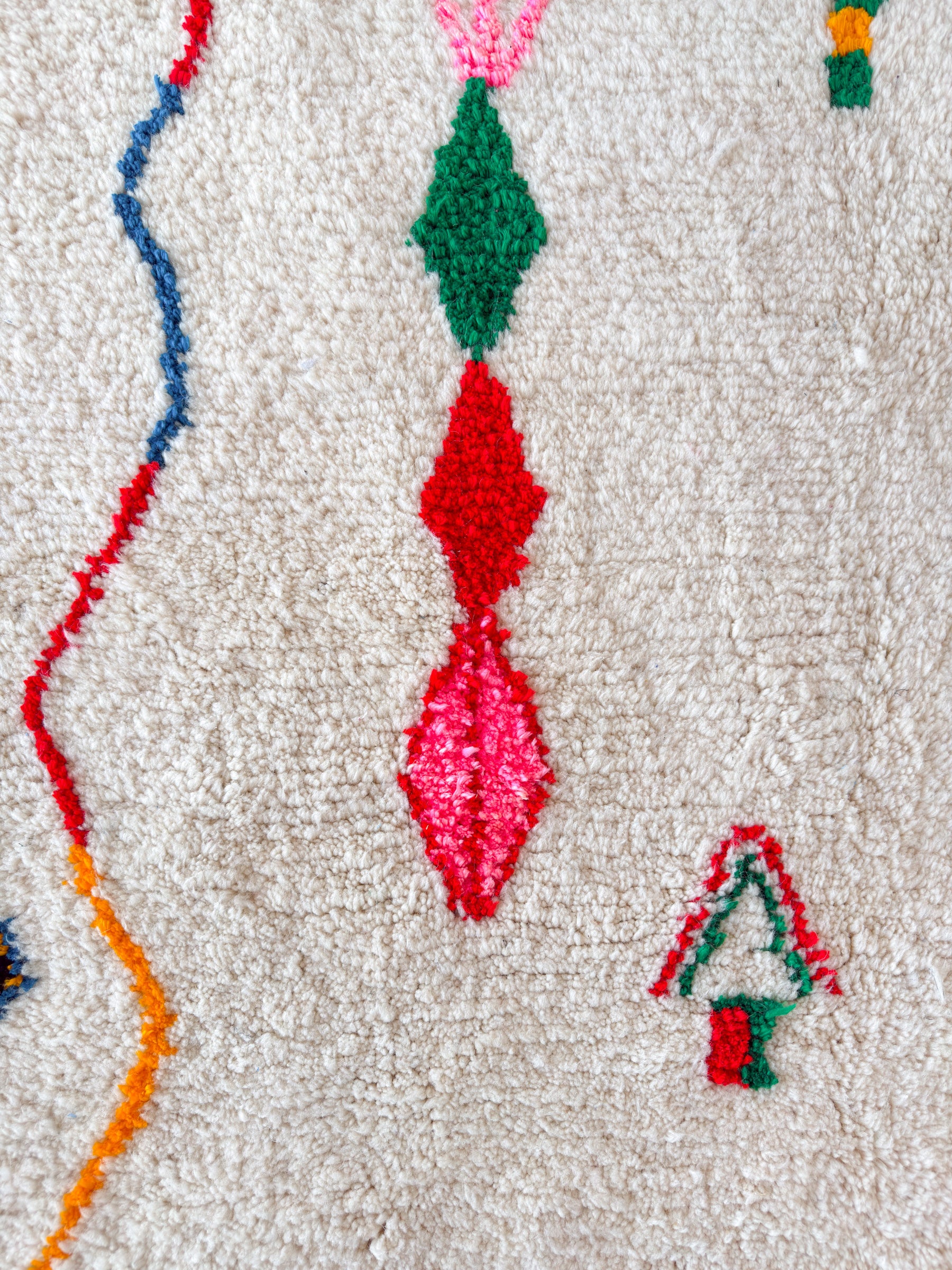 Farbenfroher Berberteppich 152 x 266 cm - Nr. 1833