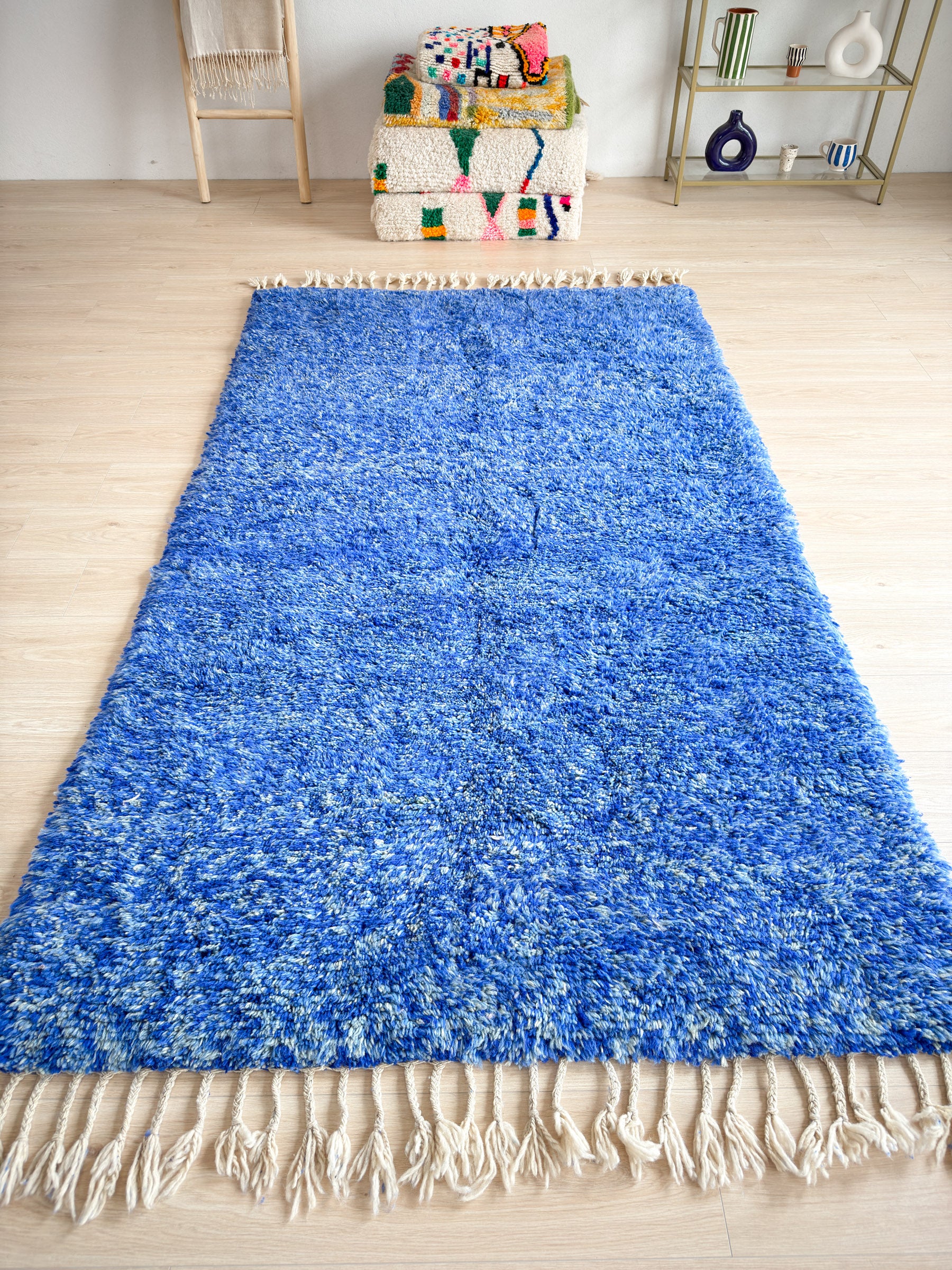 Bunter Berberteppich 144 x 272 cm - Nr. 2220