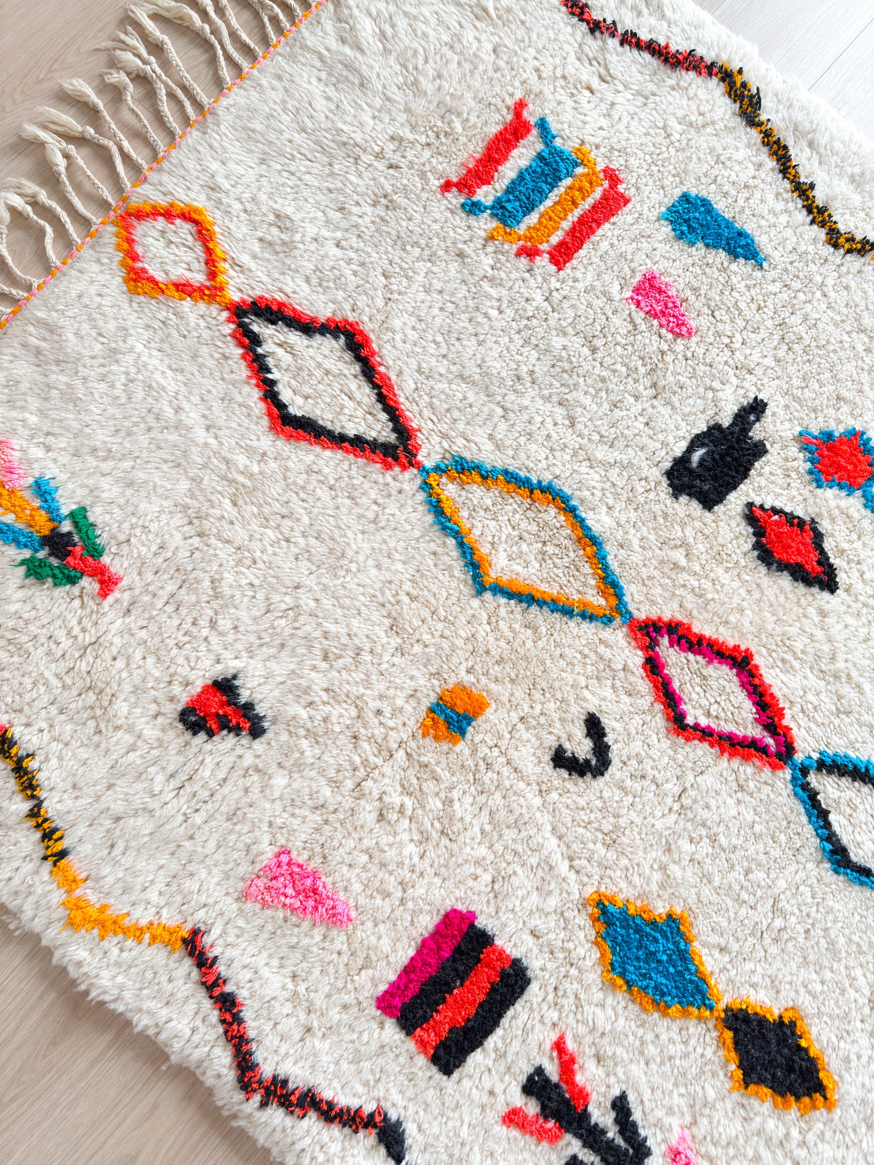 Tapis berbère coloré 161 x 272 cm - n°1987