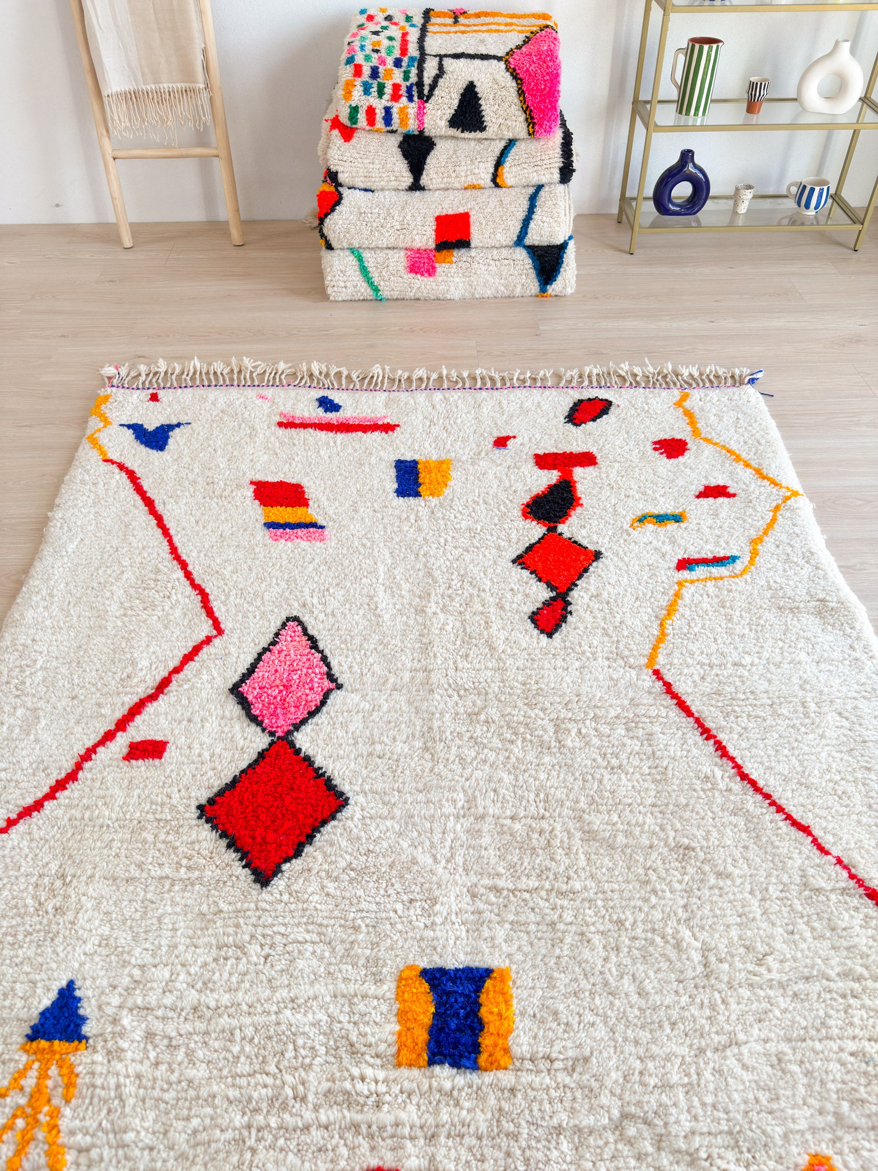 Colorful Berber rug 175 x 294 cm - n°1890