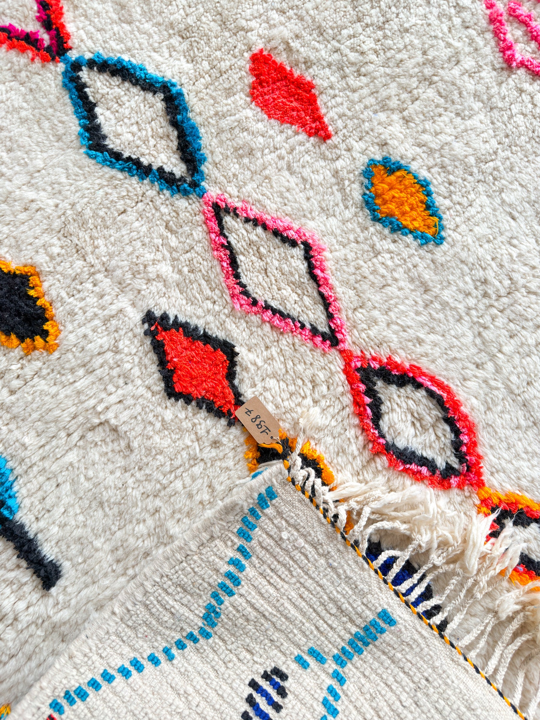 Tapis berbère coloré 161 x 272 cm - n°1987