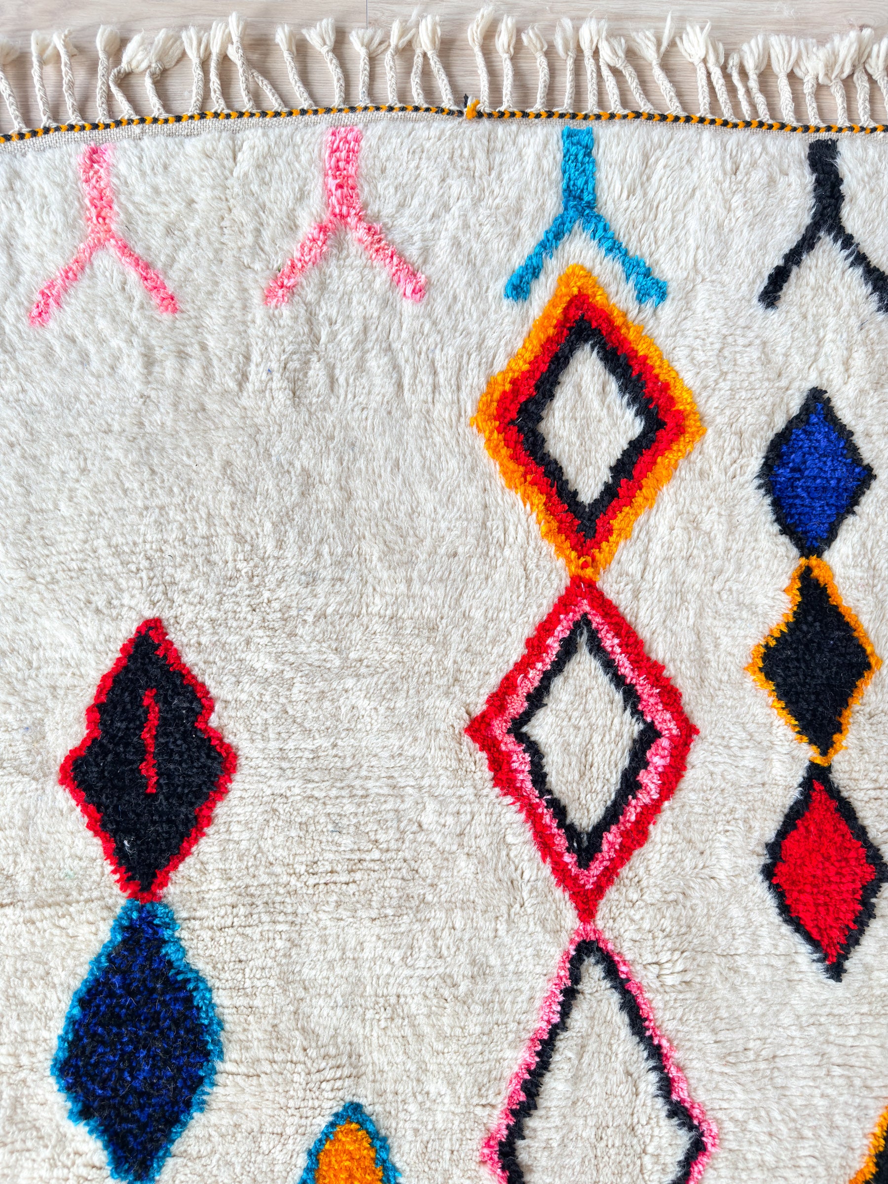 Bunter Berberteppich 189 x 310 cm - Nr. 2206