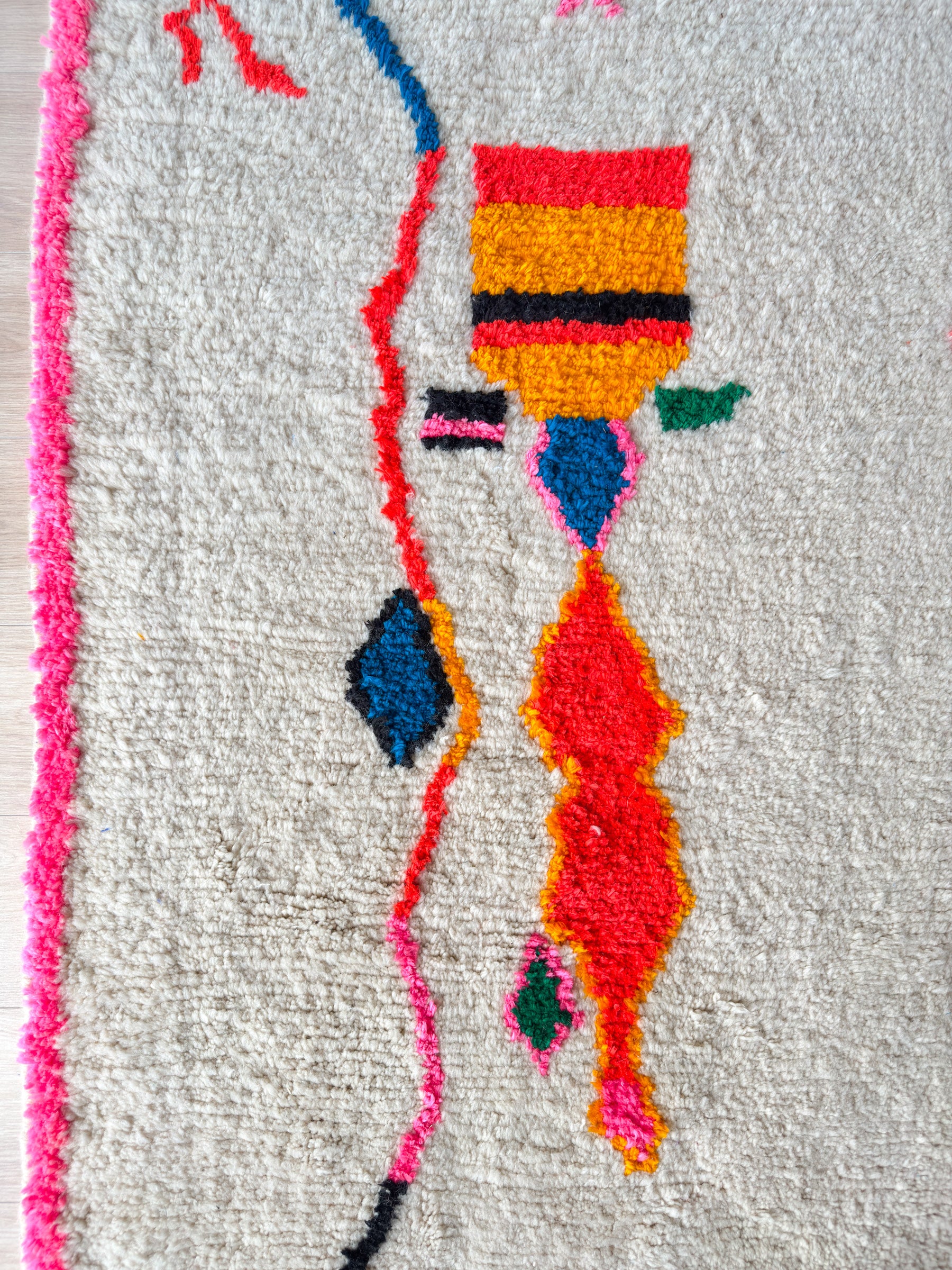 Bunter Berberteppich 218 x 313 cm - Nr. 2199