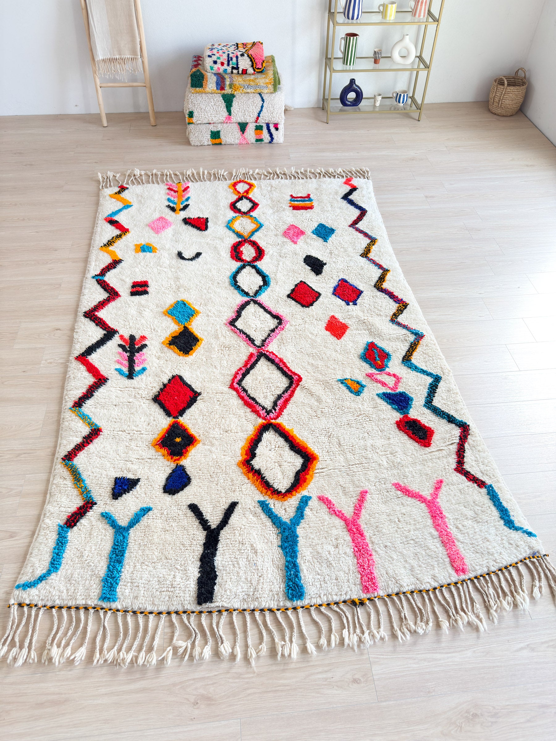 Colorful Berber rug 189 x 330 cm - n°1957