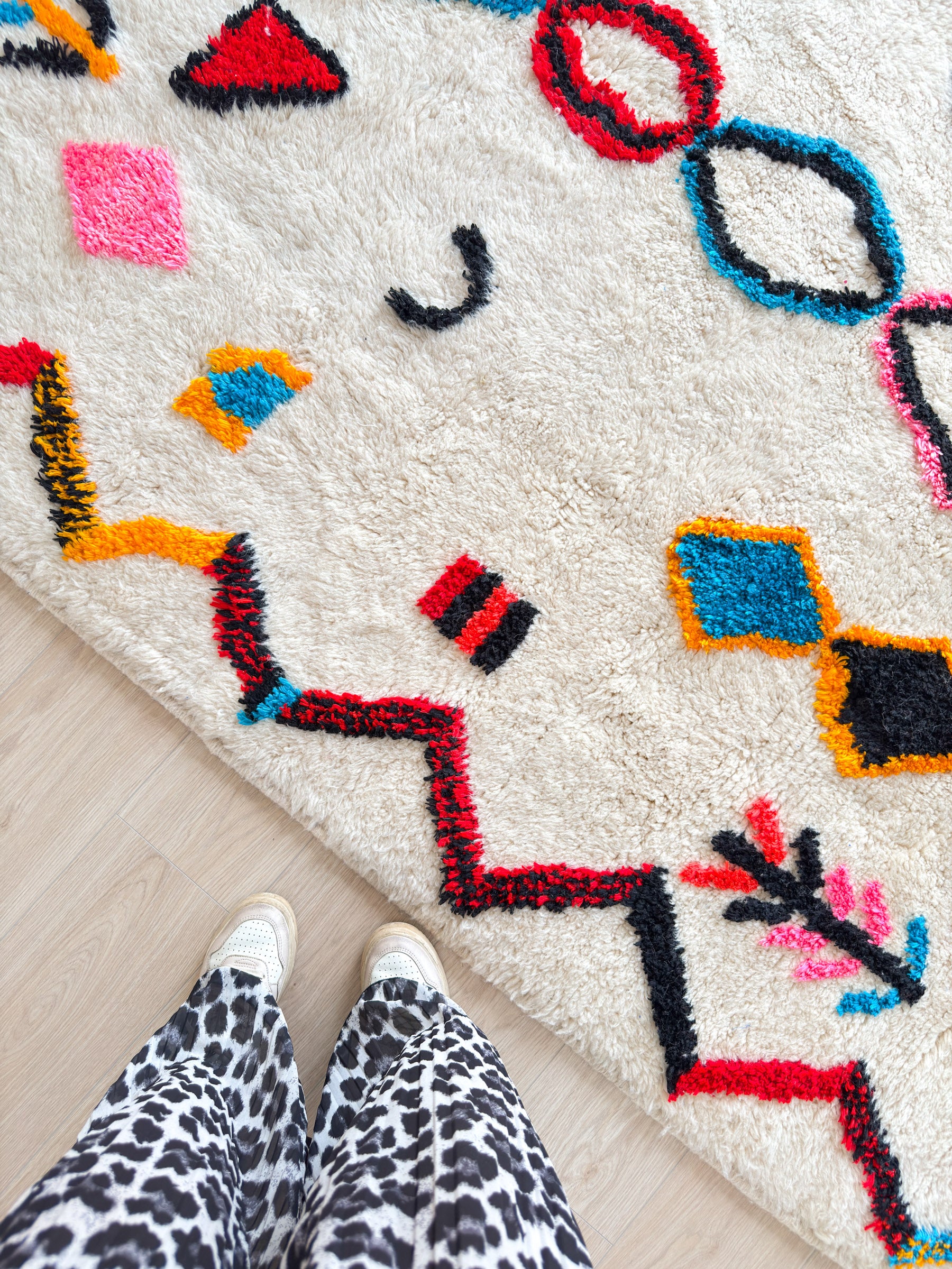 Colorful Berber rug 189 x 330 cm - n°1957