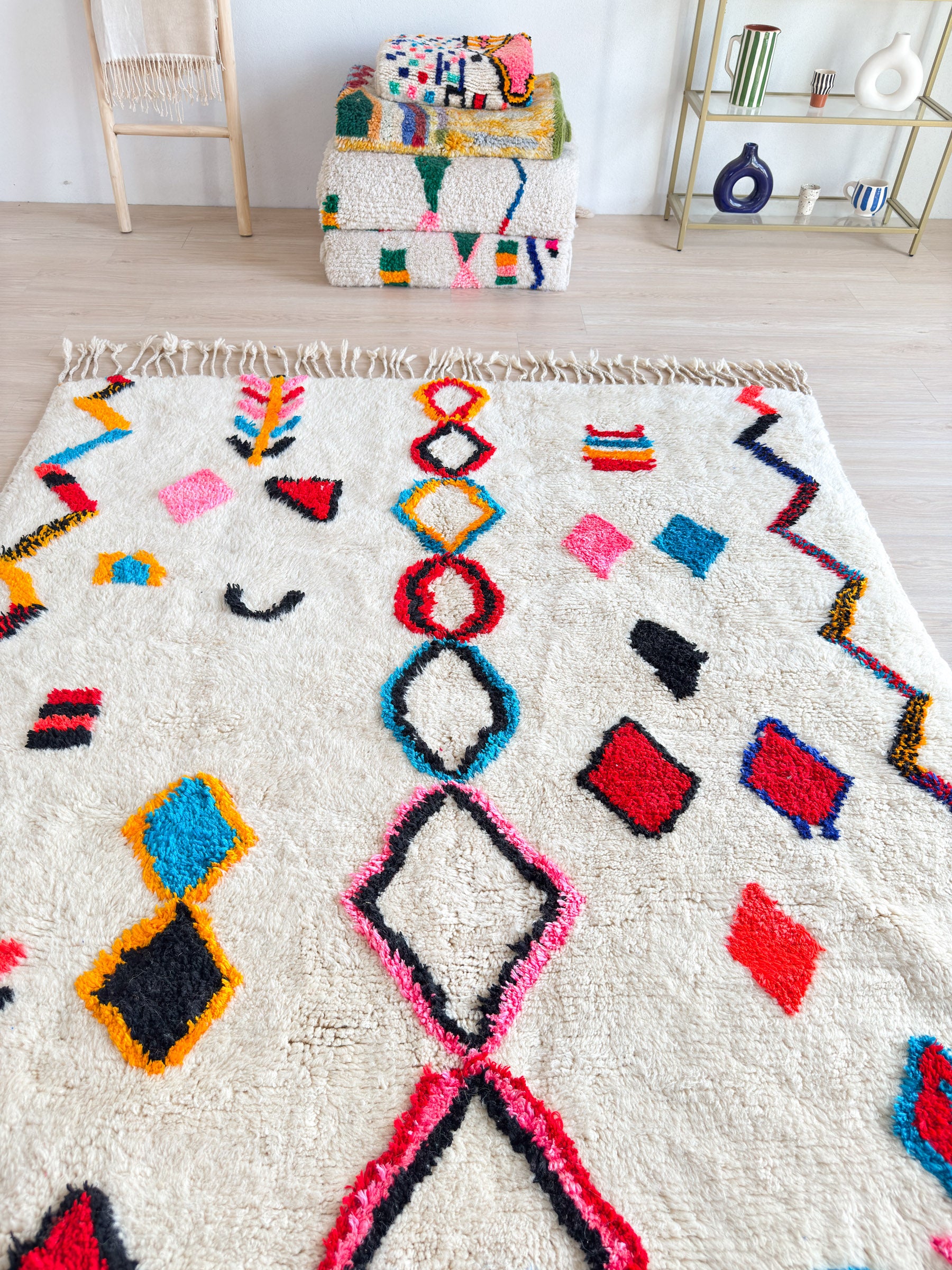 Colorful Berber rug 189 x 330 cm - n°1957