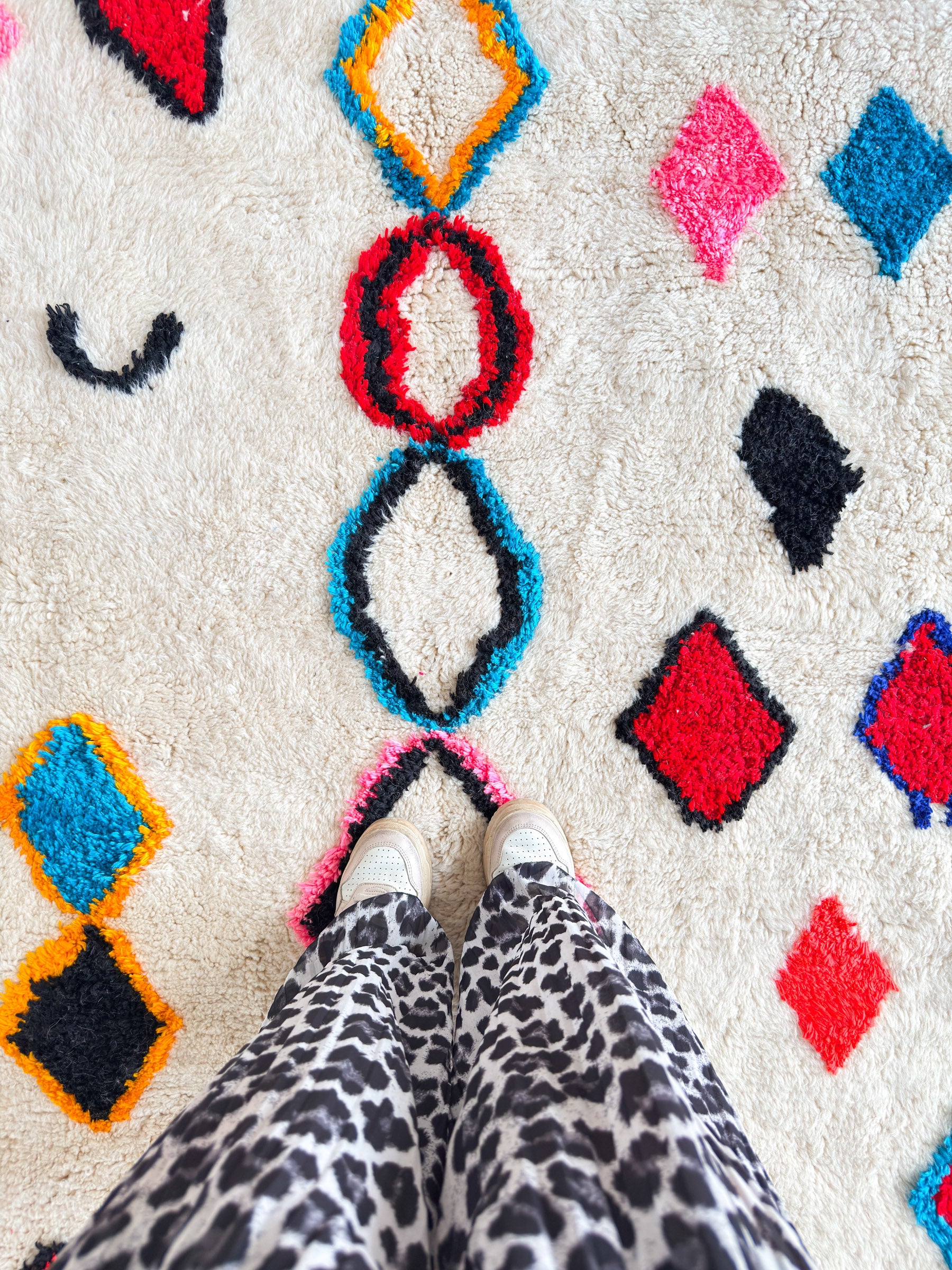 Tapis berbère coloré 189 x 330 cm - n°1957