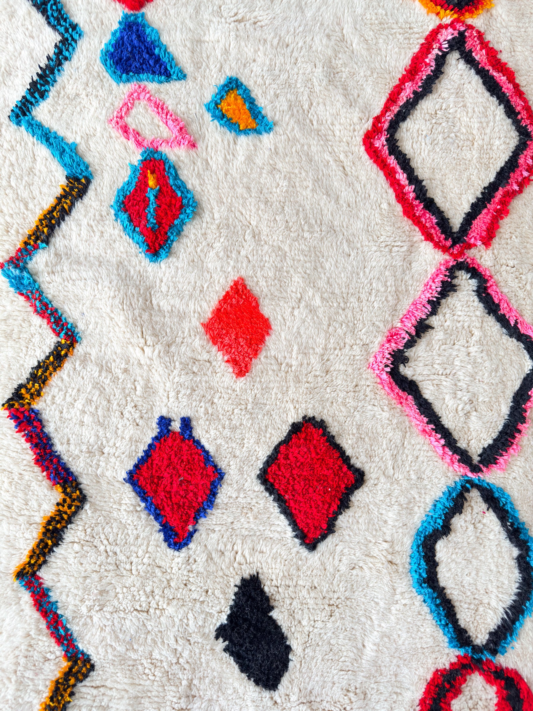 Bunter Berberteppich 189 x 330 cm - Nr. 1957