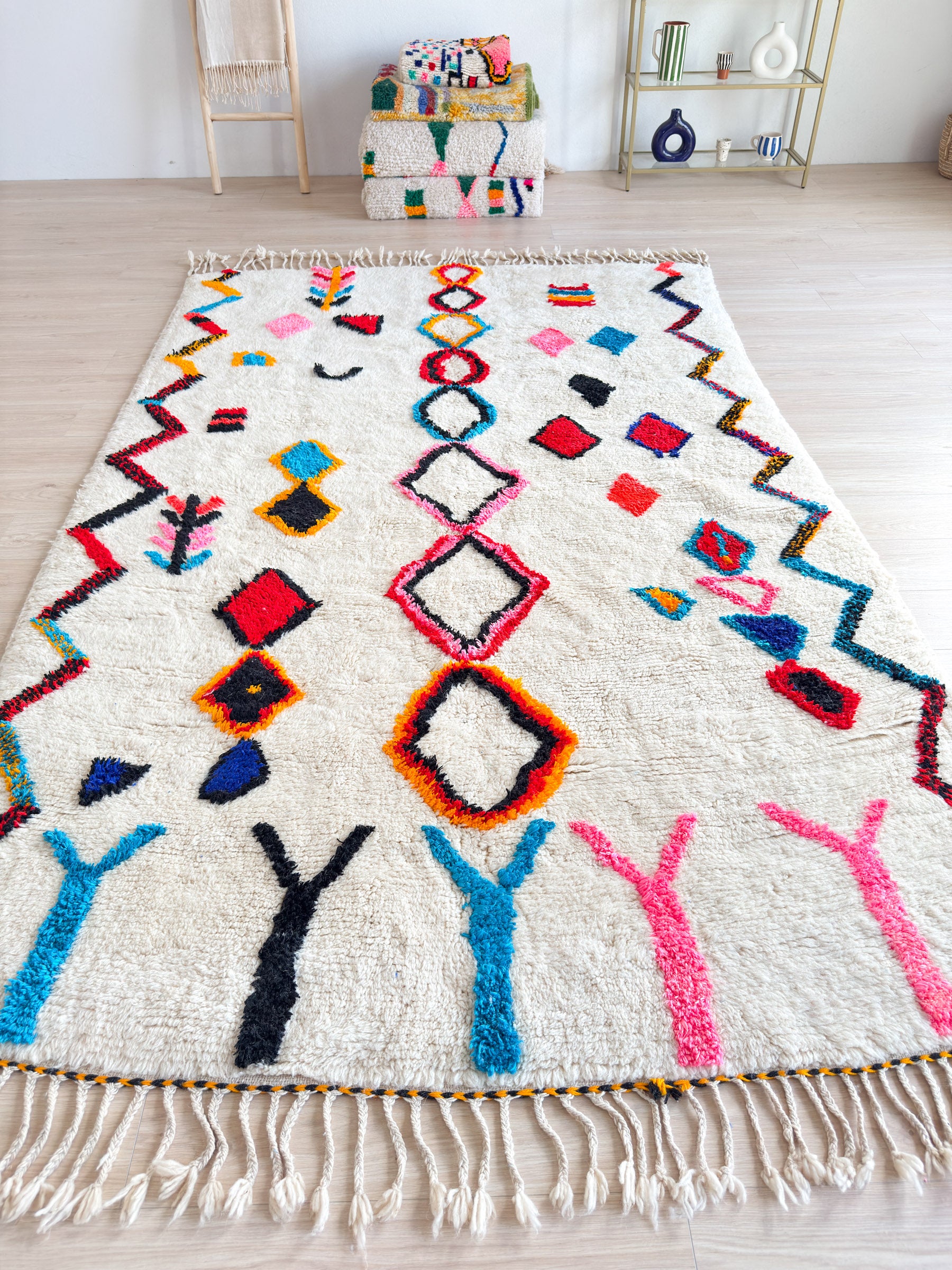 Colorful Berber rug 189 x 330 cm - n°1957