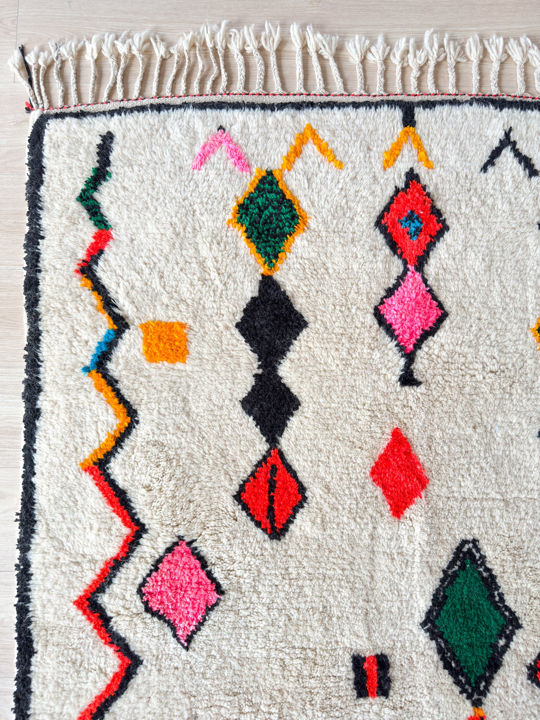 Tapis berbère coloré 153 x 278 cm - n°1661