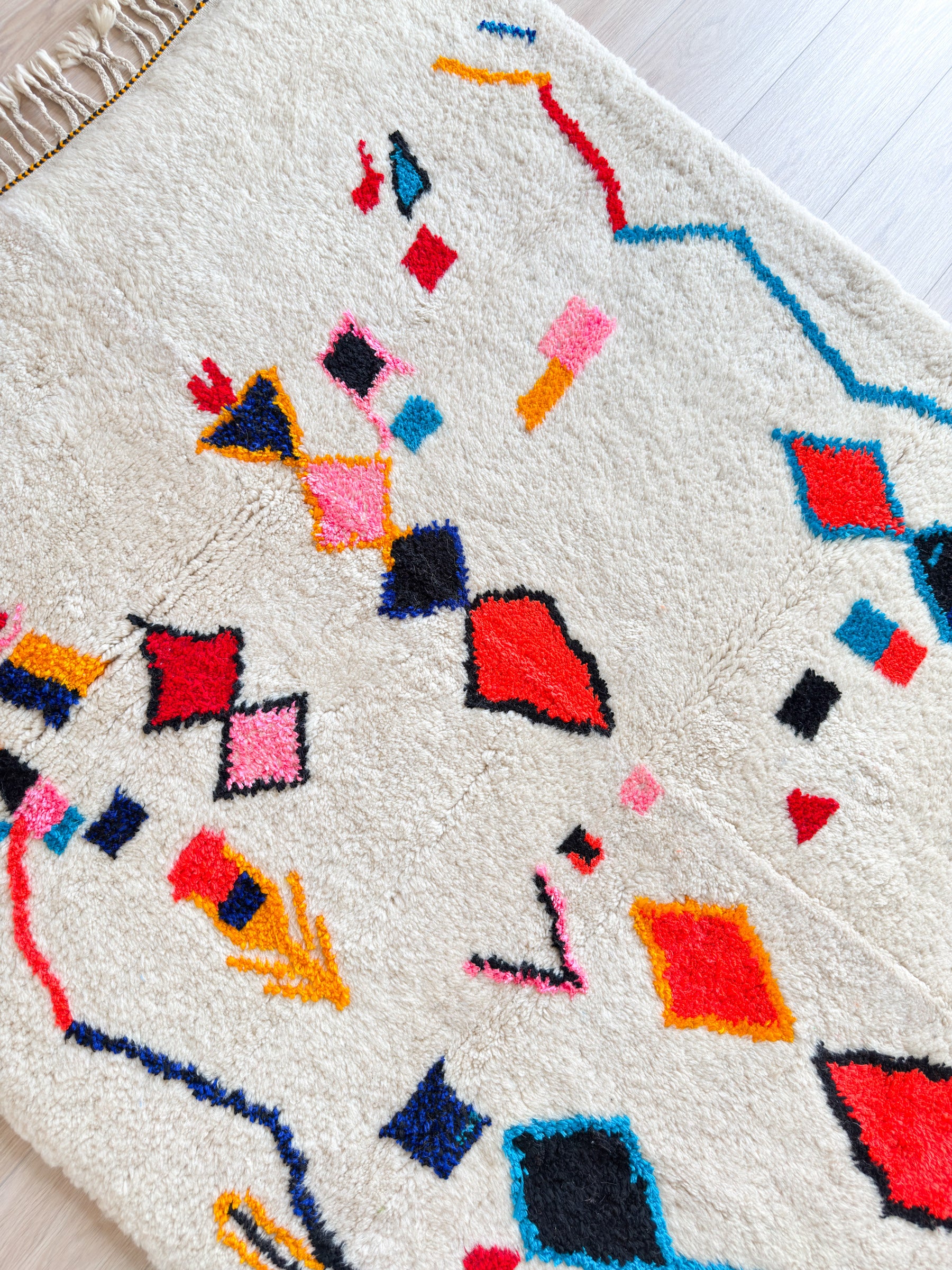 Tapis berbère coloré 158 x 280 cm - n°1425