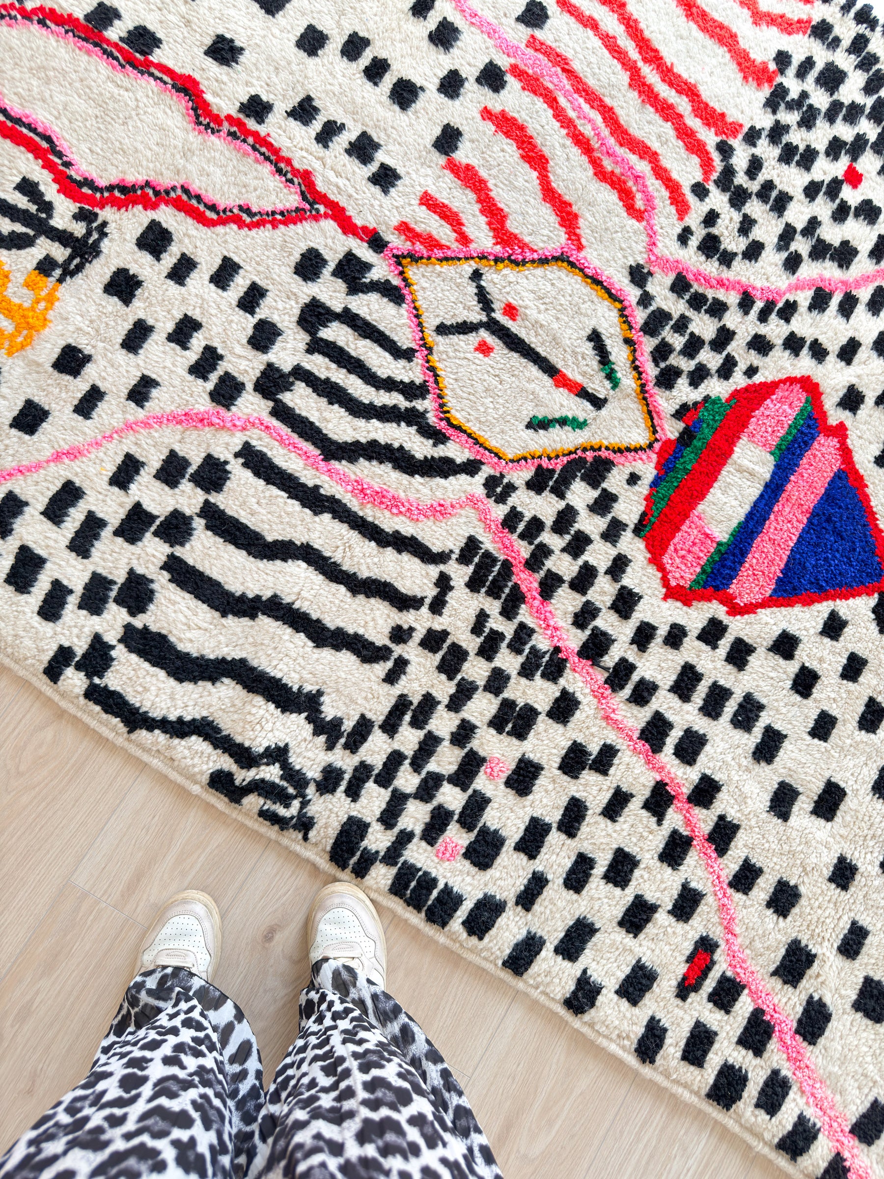 Tapis berbère coloré 164 x 280 cm - n°1397