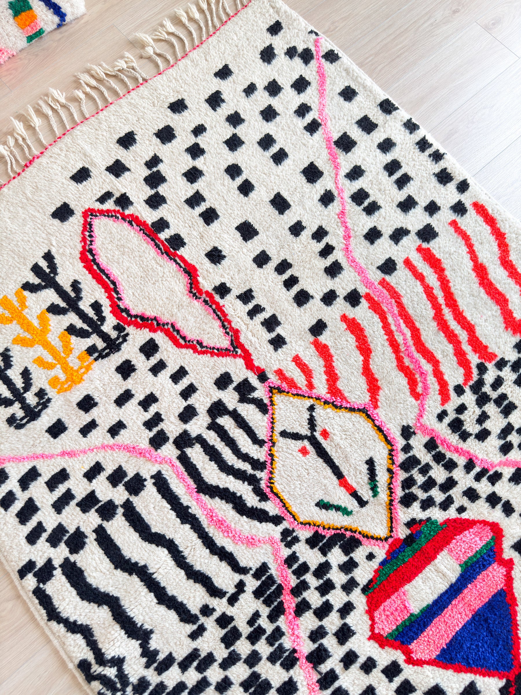 Tapis berbère coloré 164 x 280 cm - n°1397