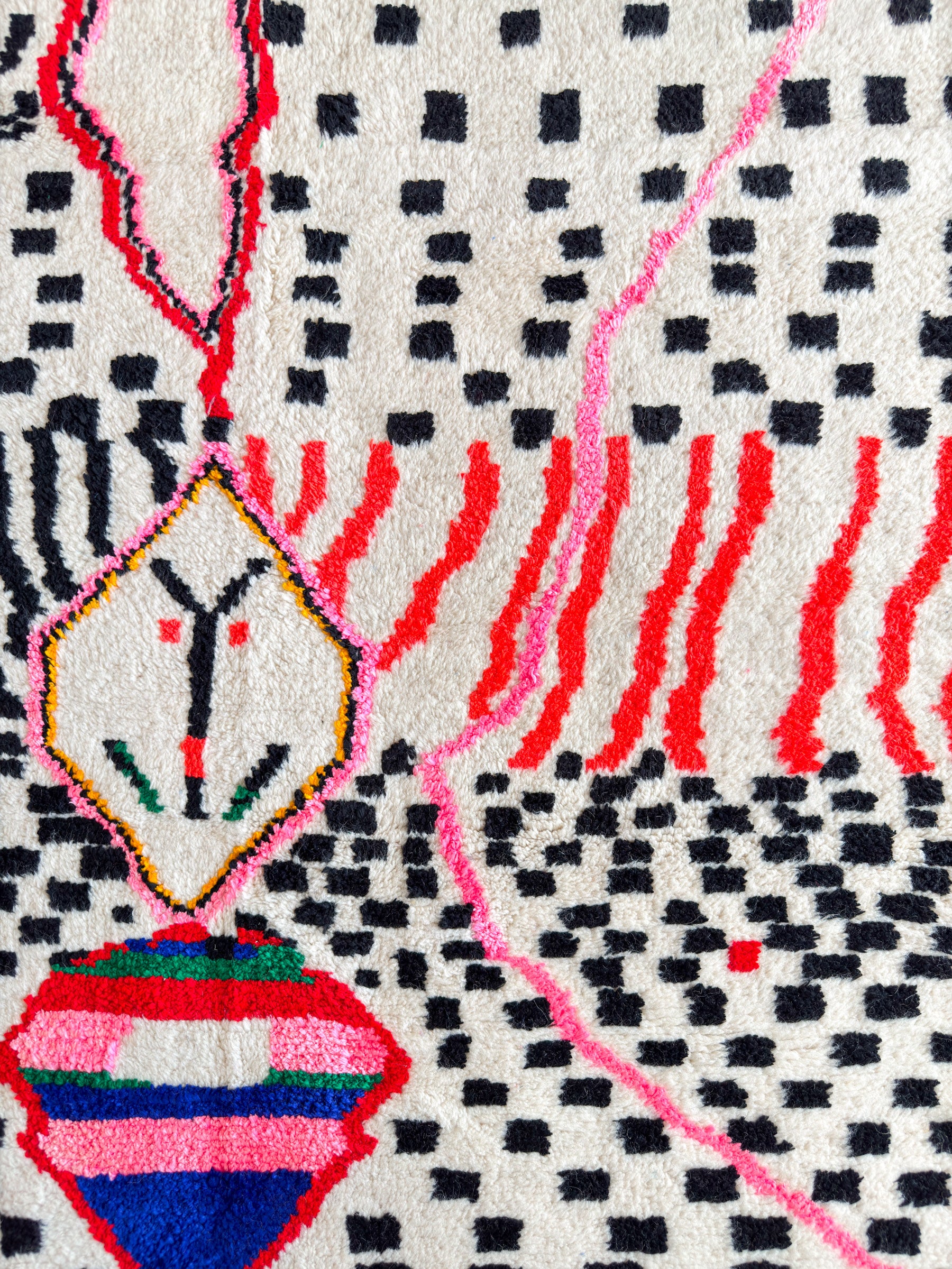 Tapis berbère coloré 164 x 280 cm - n°1397