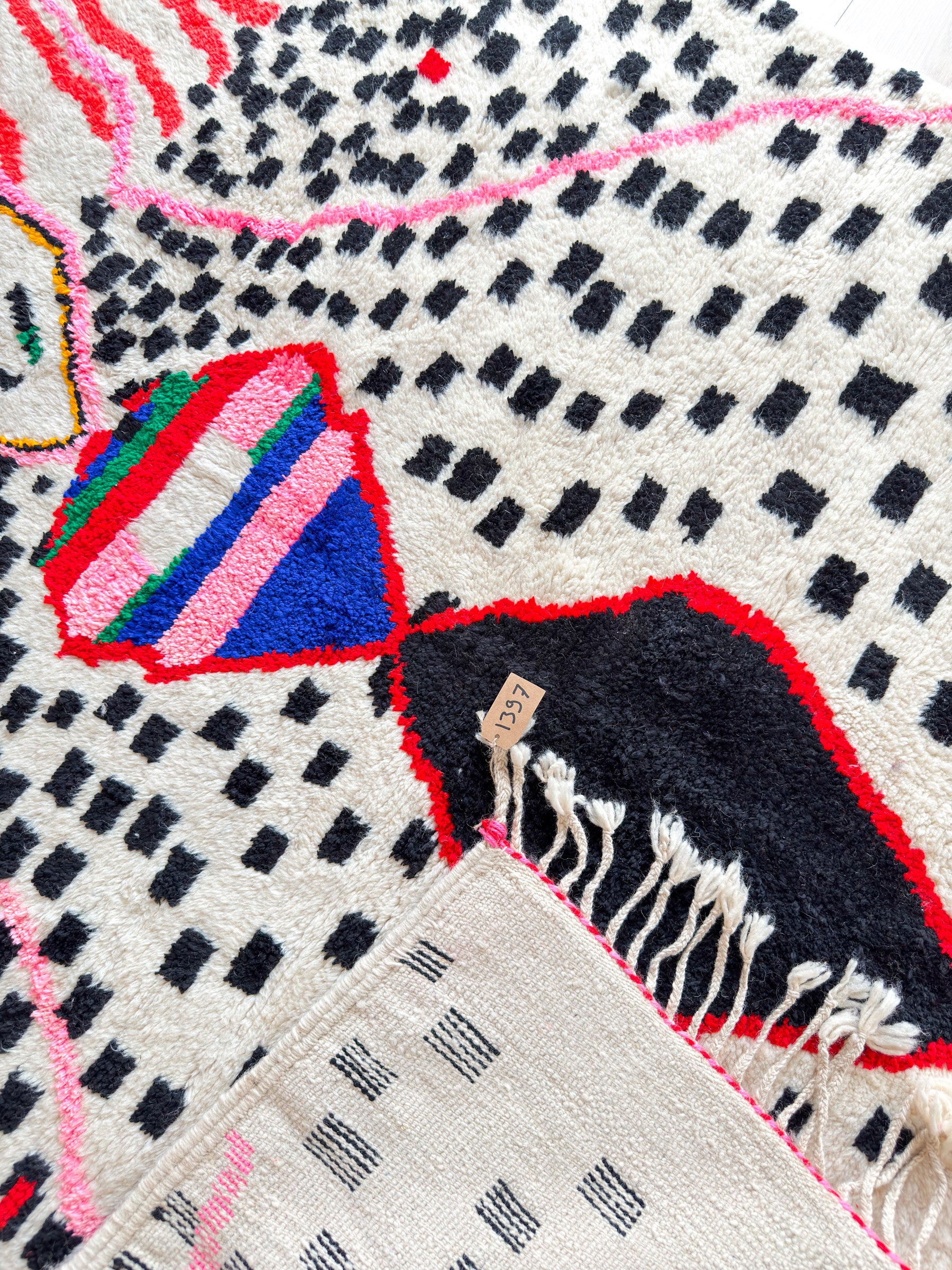 Tapis berbère coloré 164 x 280 cm - n°1397