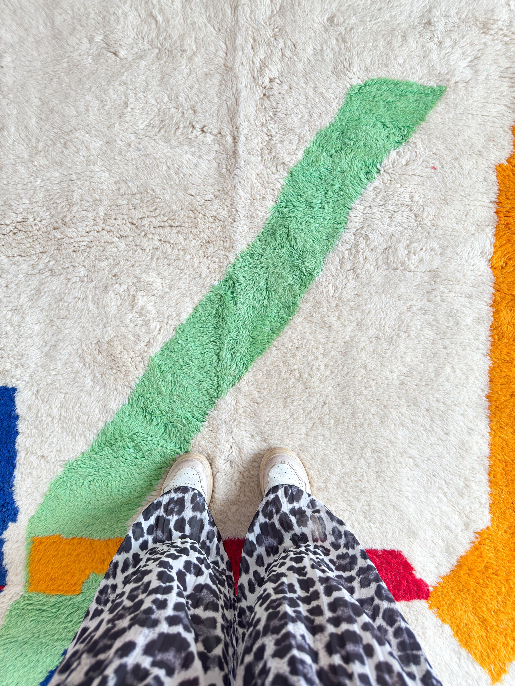 Tapis berbère coloré 153 x 274 cm - n°1493