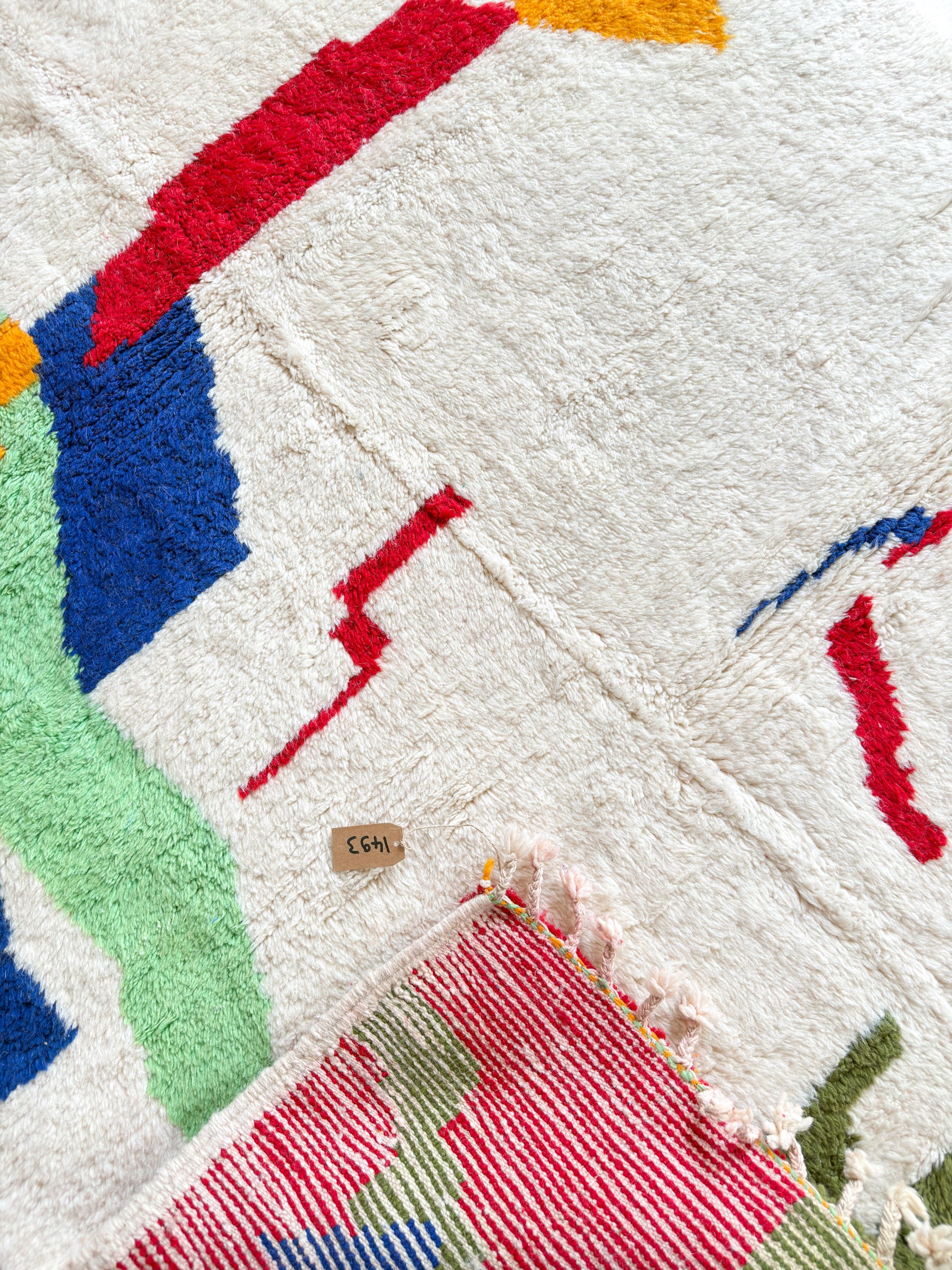 Tapis berbère coloré 153 x 274 cm - n°1493