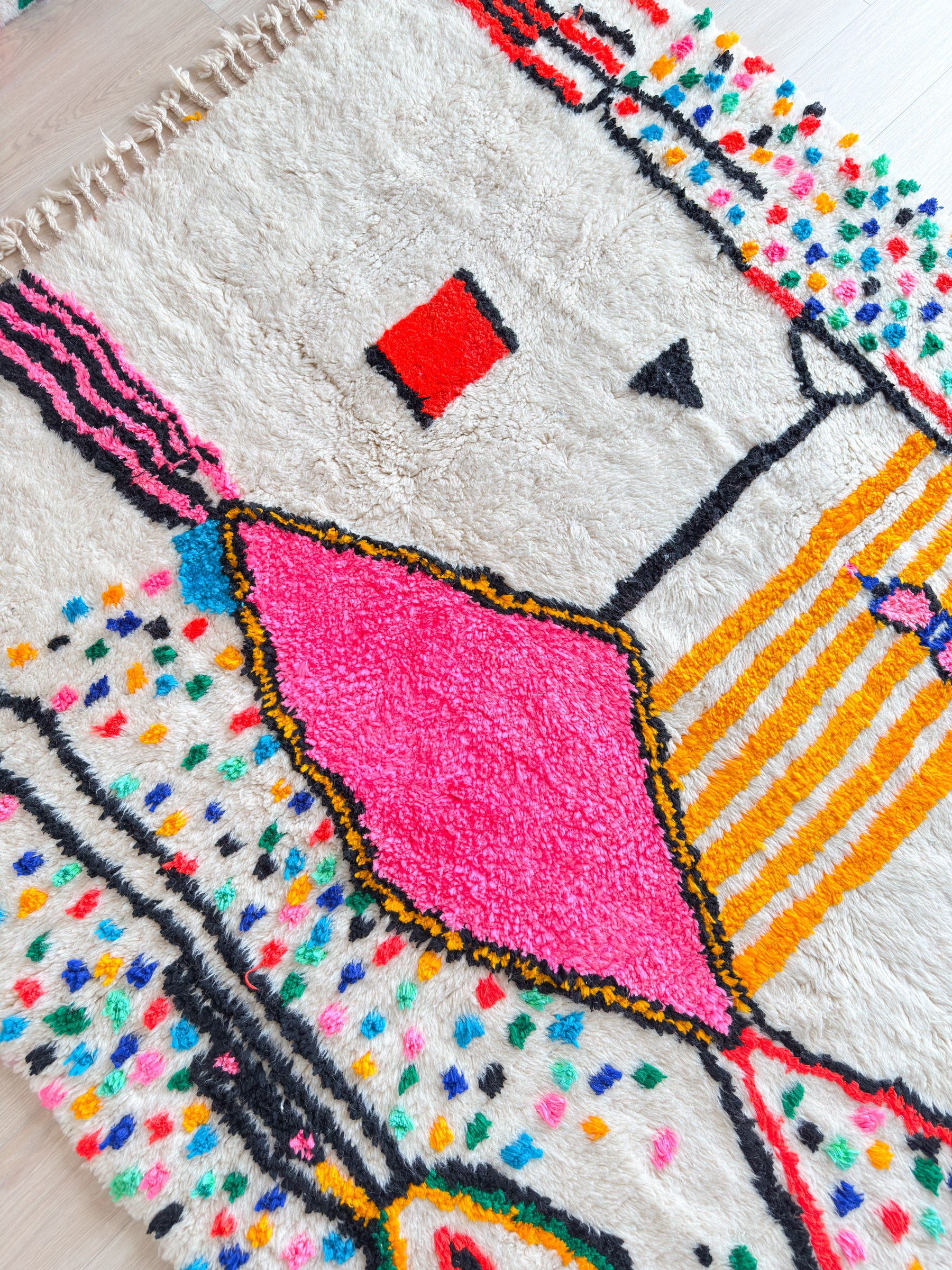 Colorful Berber rug 197 x 304 cm - n°2236