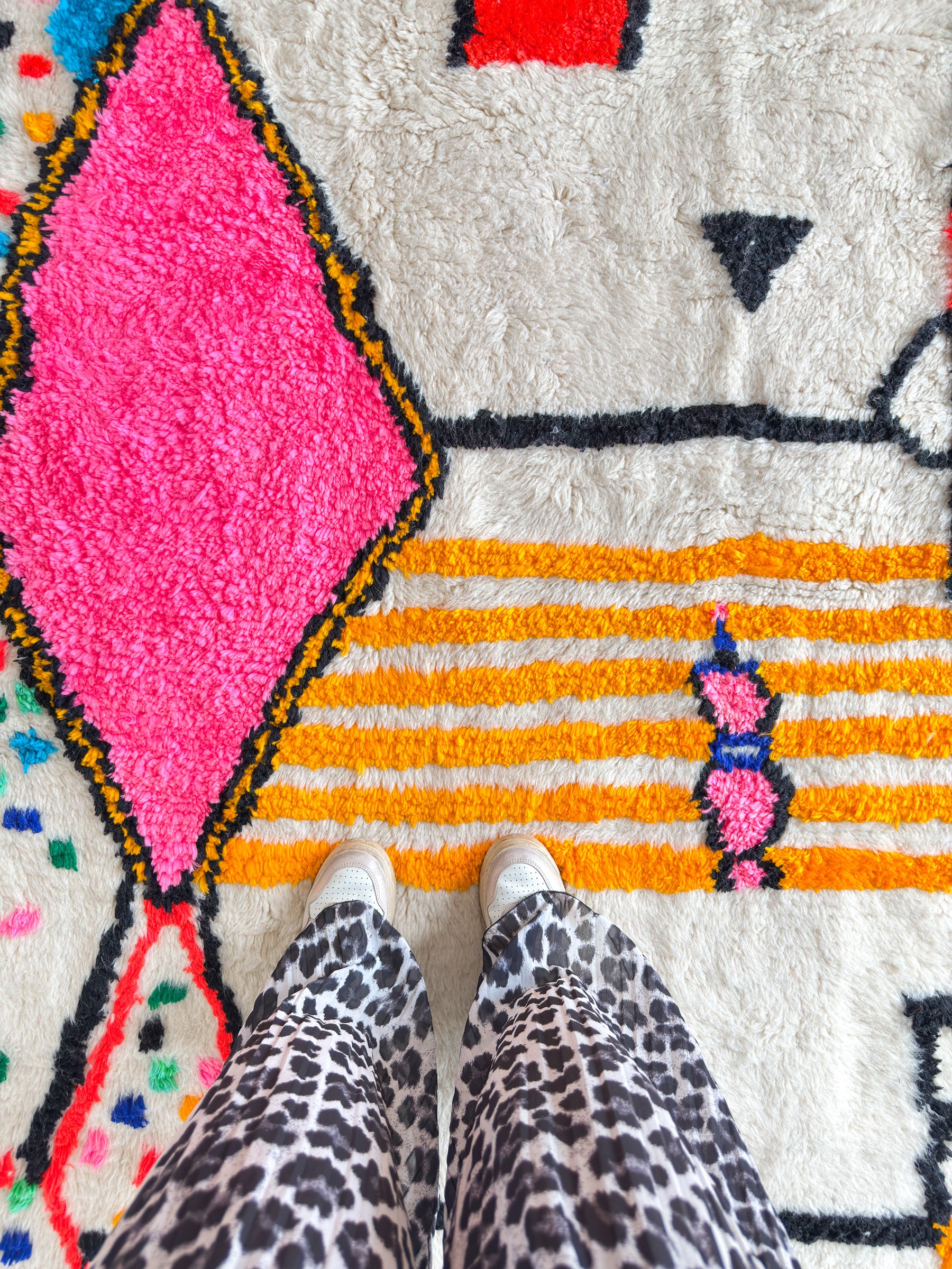 Colorful Berber rug 197 x 304 cm - n°2236