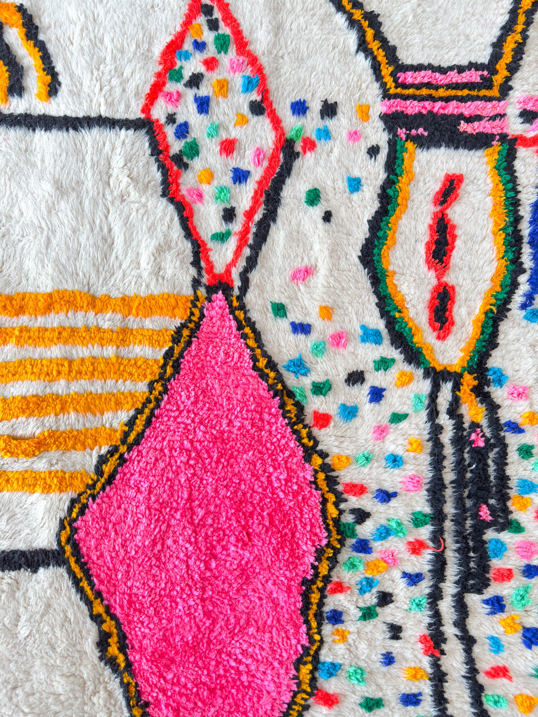 Colorful Berber rug 197 x 304 cm - n°2236