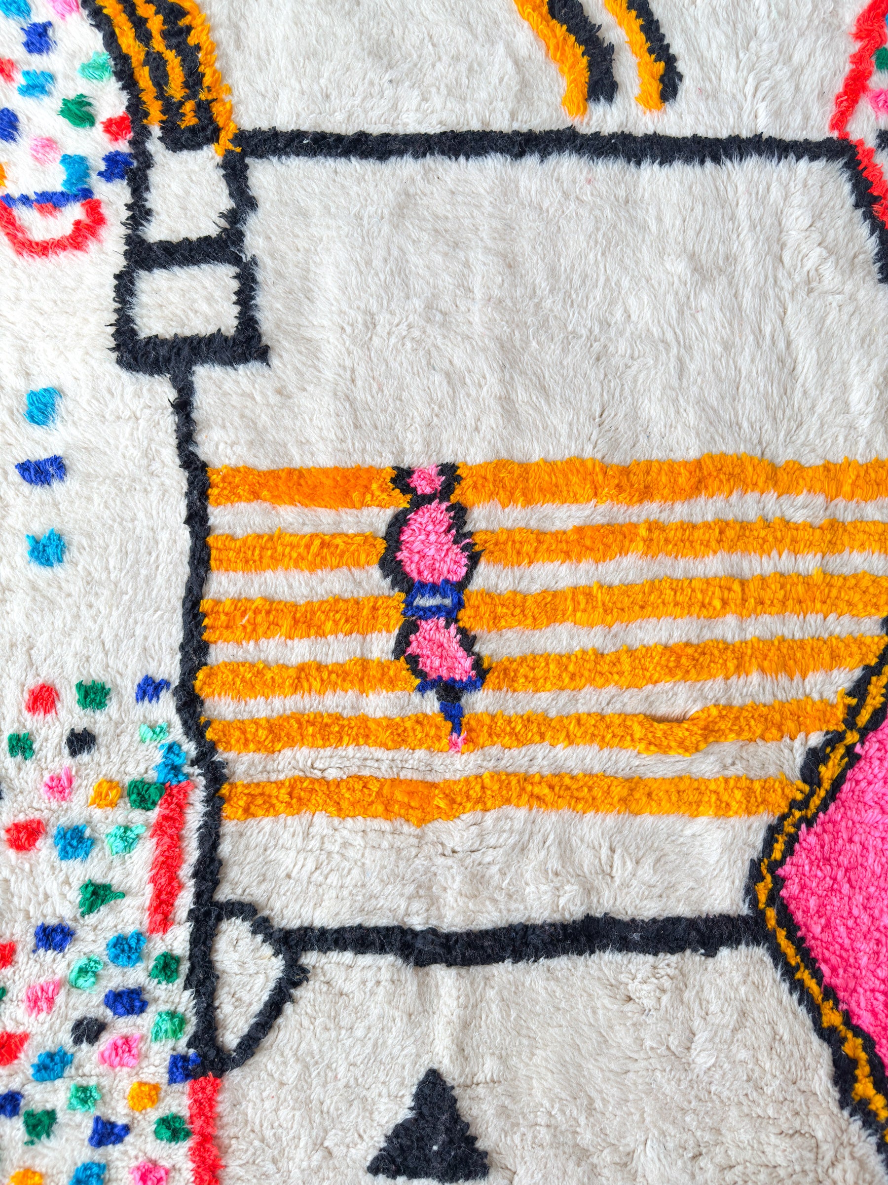 Colorful Berber rug 197 x 304 cm - n°2236