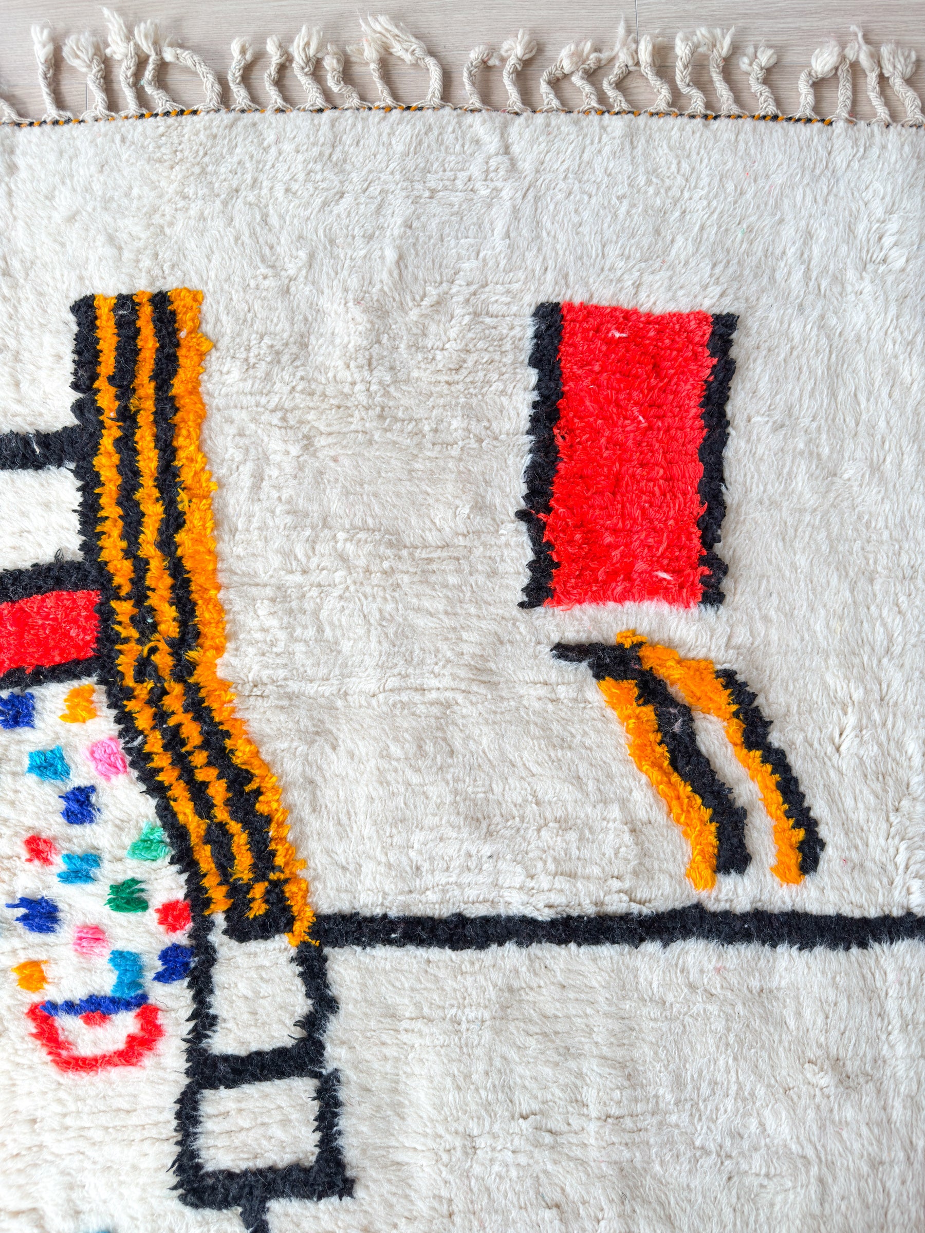 Colorful Berber rug 197 x 304 cm - n°2236