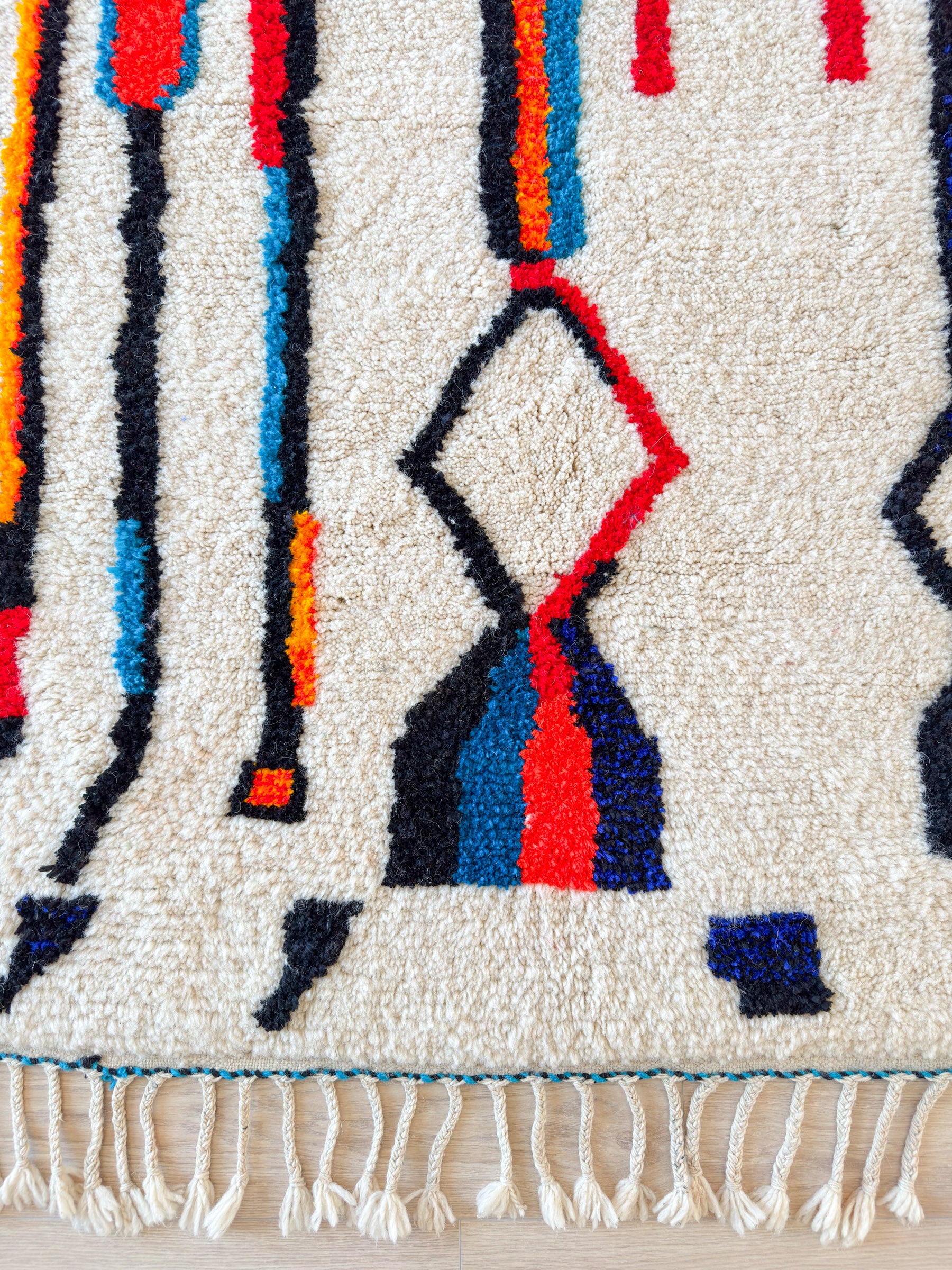 Tapis berbère coloré 152 x 234 cm - n°1910