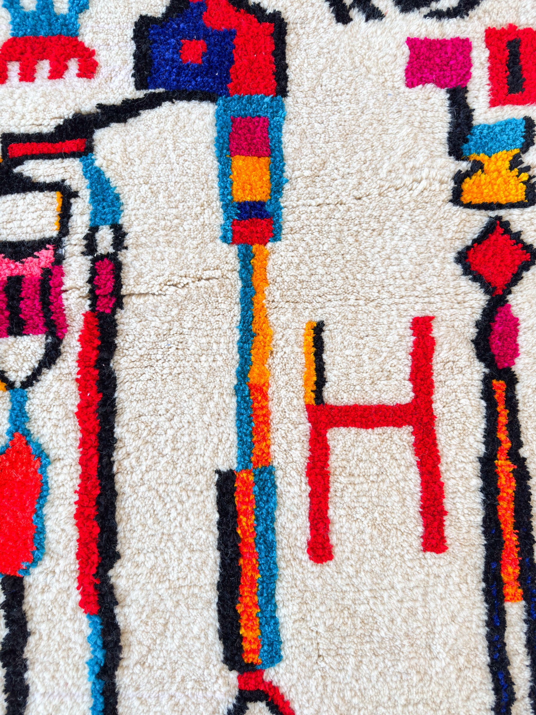 Tapis berbère coloré 152 x 234 cm - n°1910
