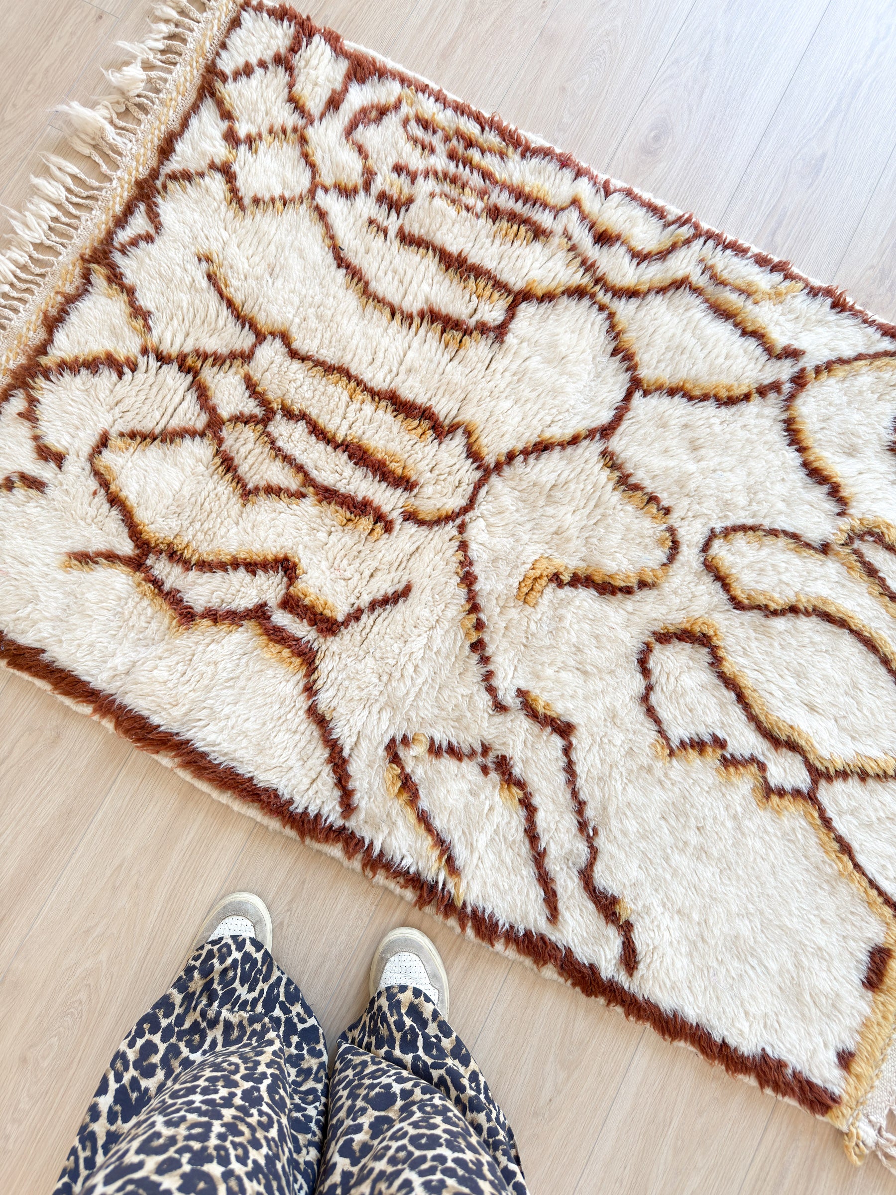 Tapis berbère coloré 106 x 166 cm - n°2286