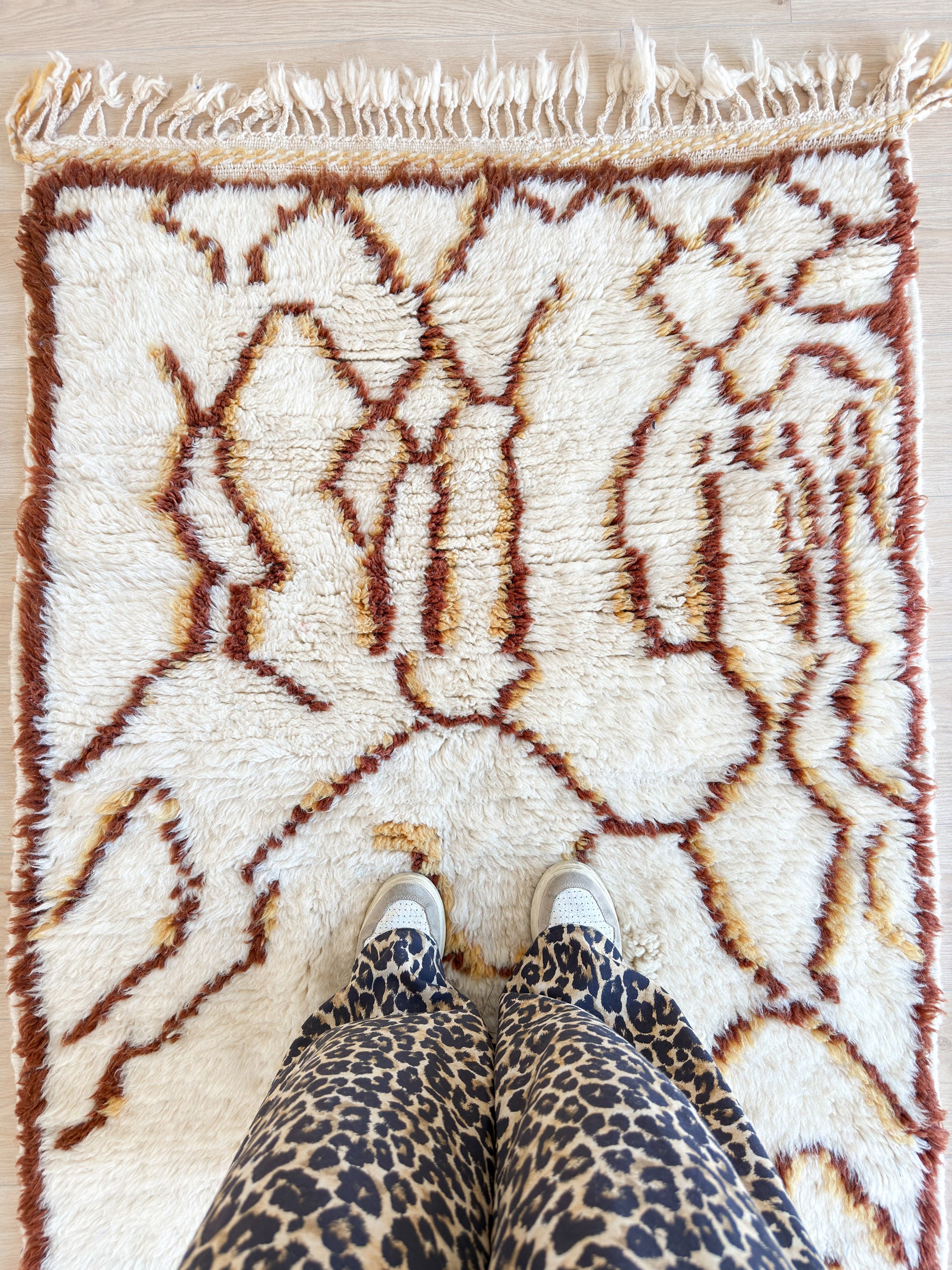 Bunter Berberteppich 106 x 166 cm - Nr. 2286