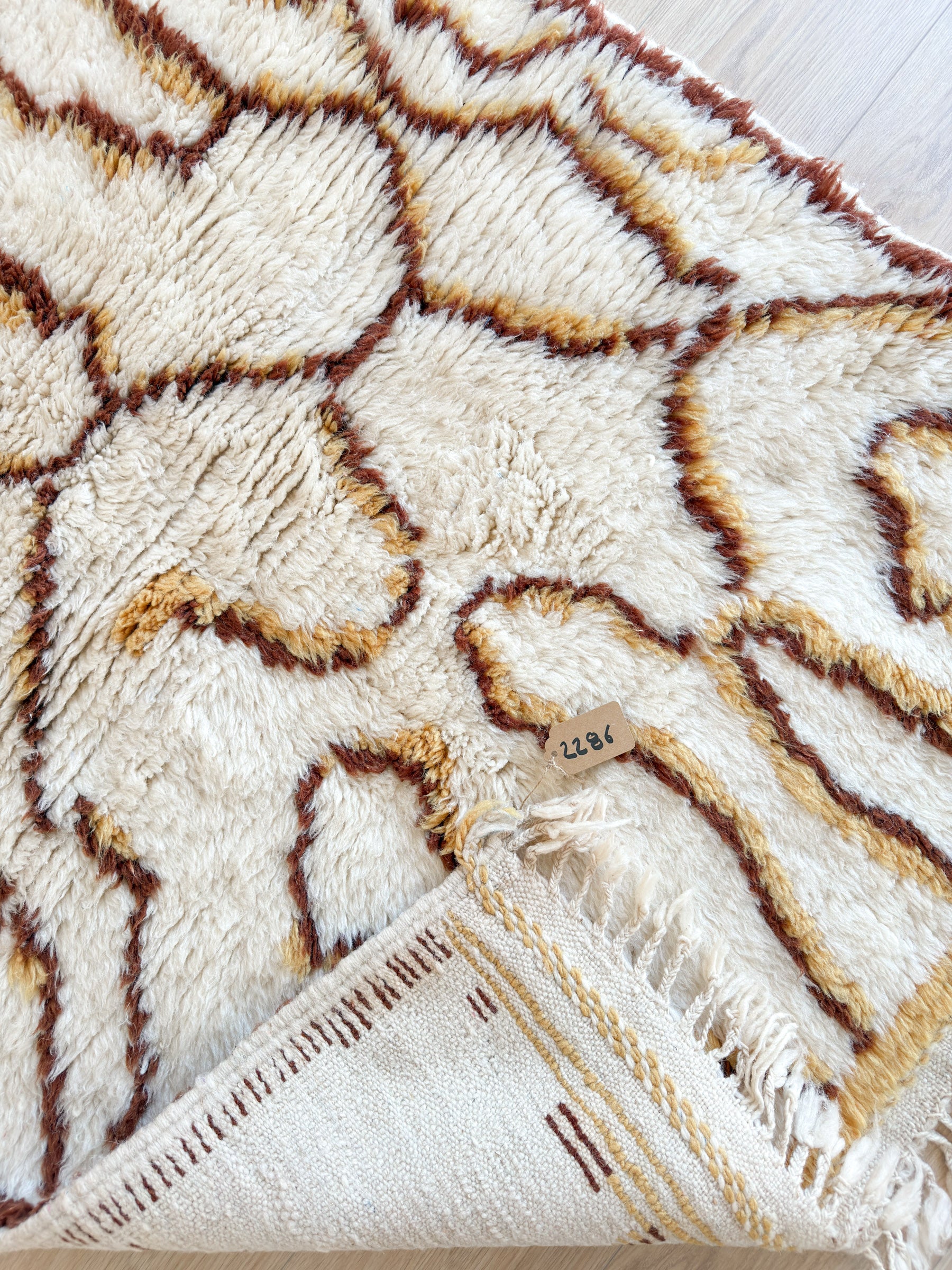 Tapis berbère coloré 106 x 166 cm - n°2286