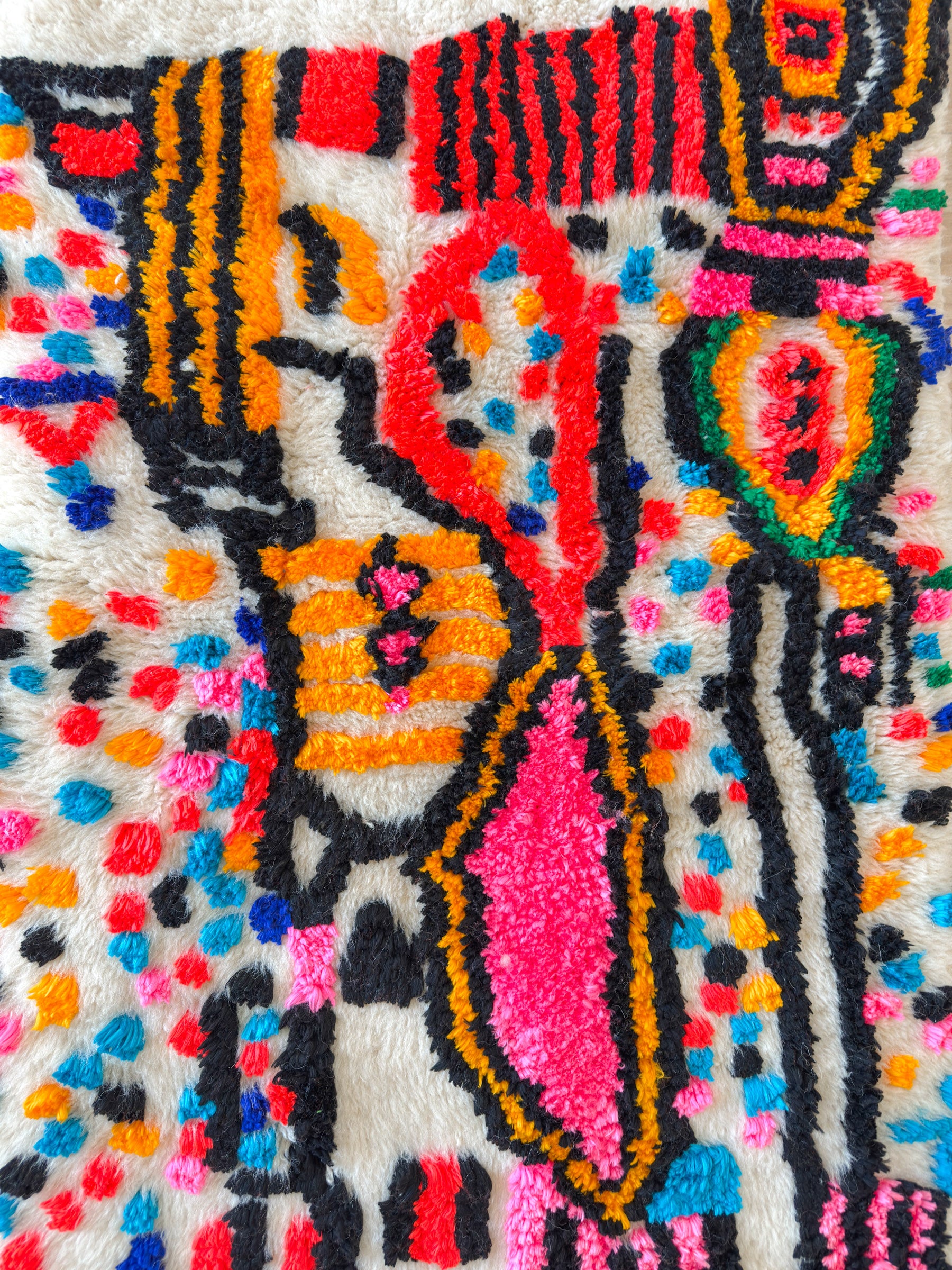 Colorful Berber rug 83 x 144 cm - n°2325