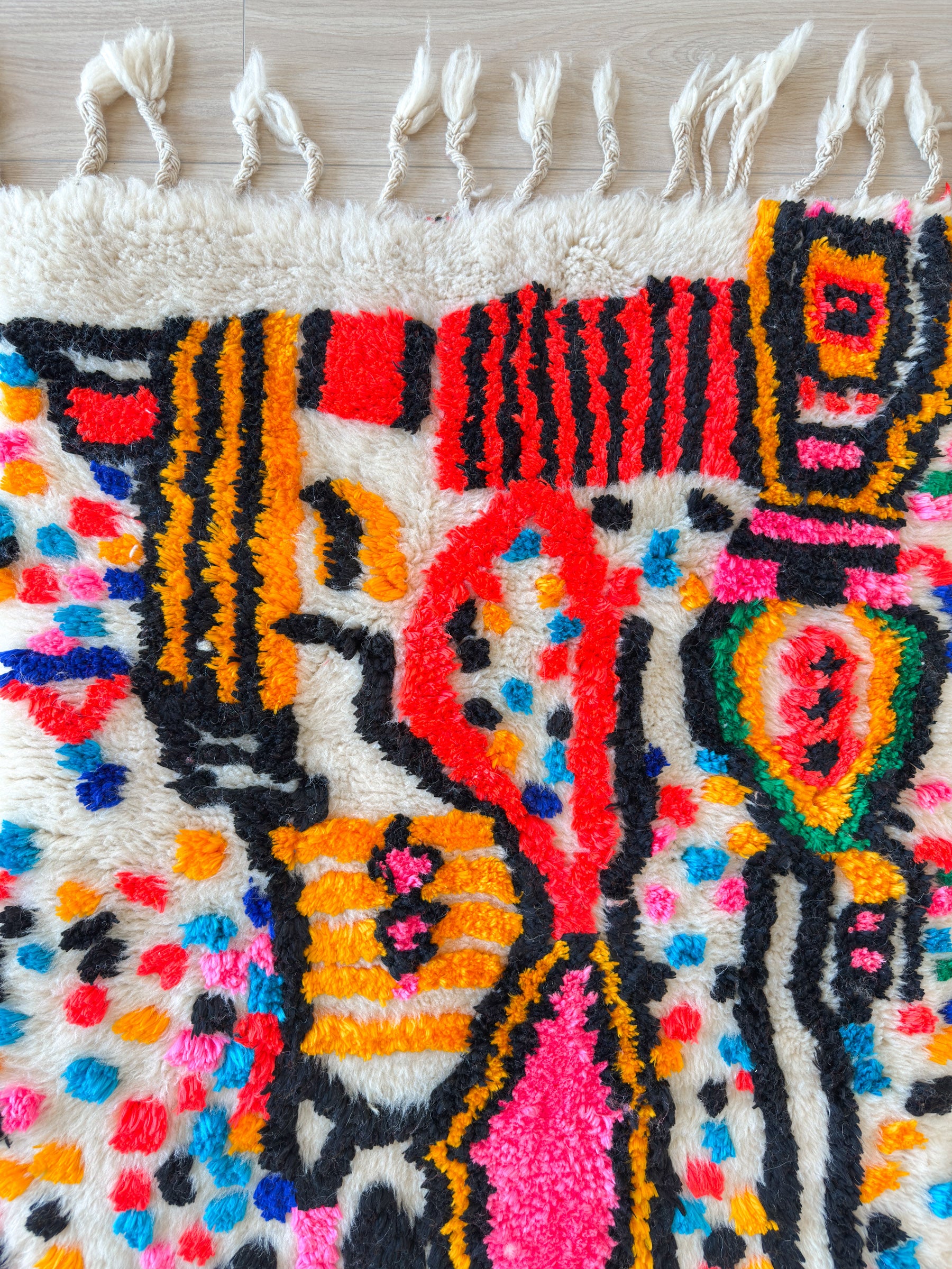 Bunter Berberteppich 83 x 144 cm - Nr. 2325