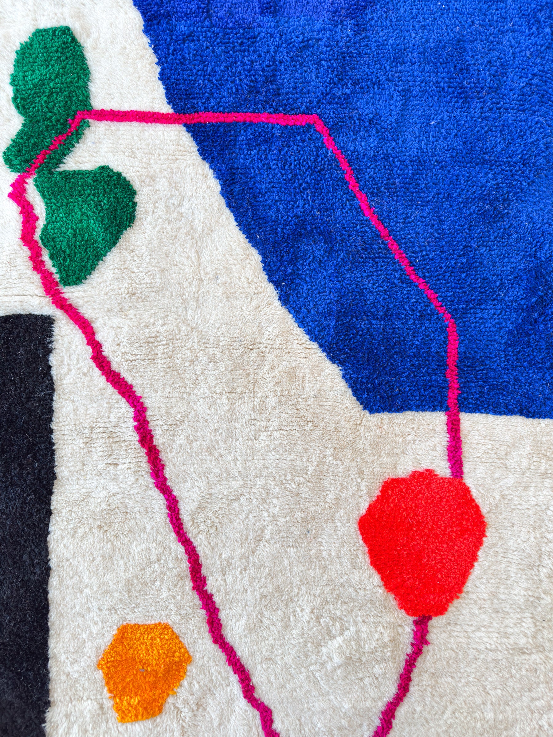 Bunter Berberteppich 123 x 205 cm - Nr. 2328