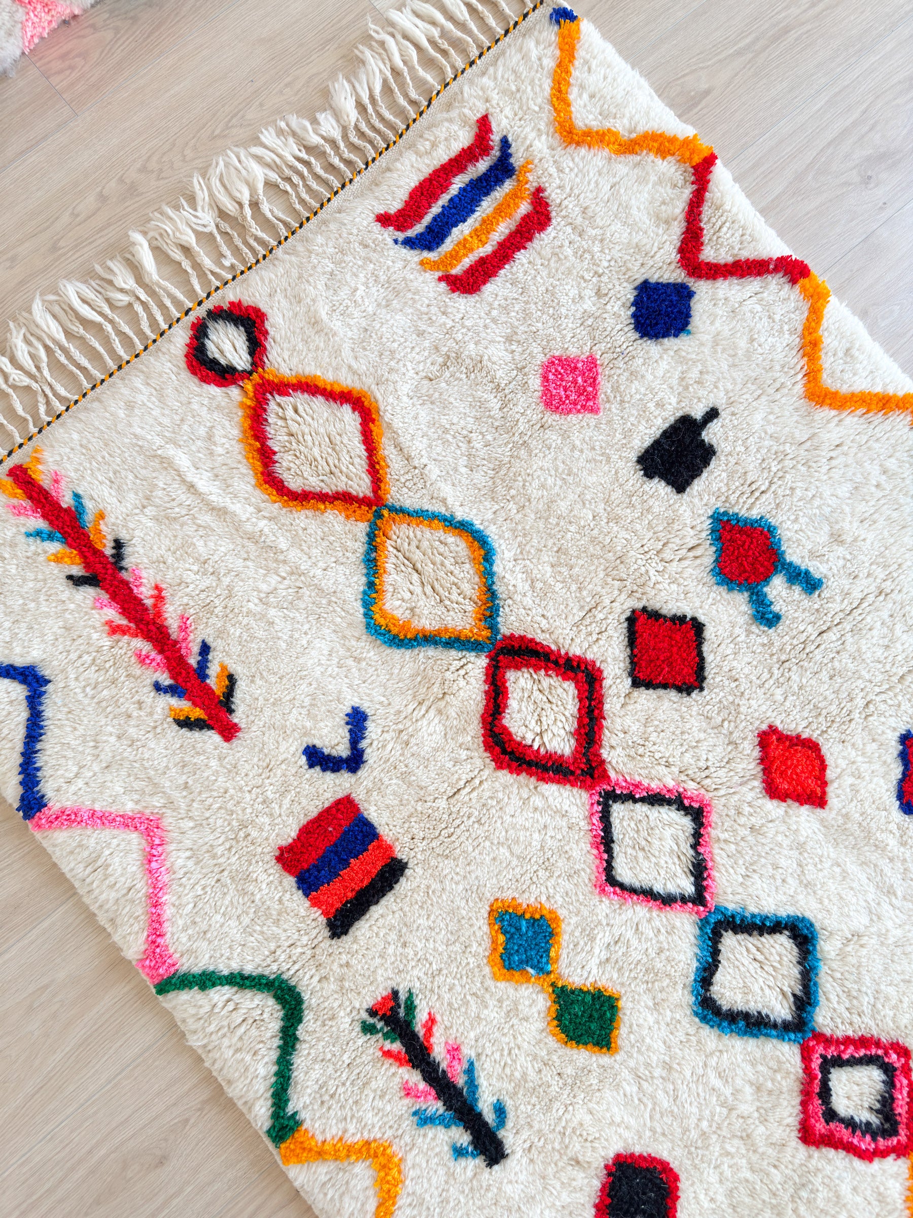 Tapis berbère coloré 119 x 191 cm - n°2287