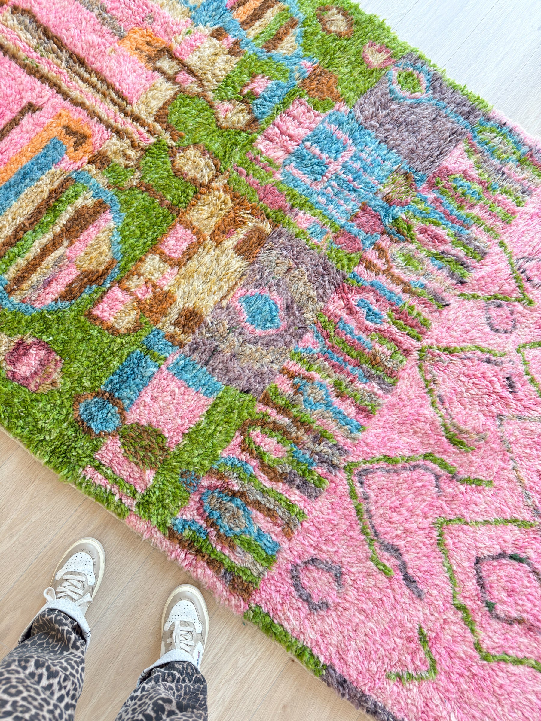 Tapis berbère coloré 153 x 270 cm - n°2020