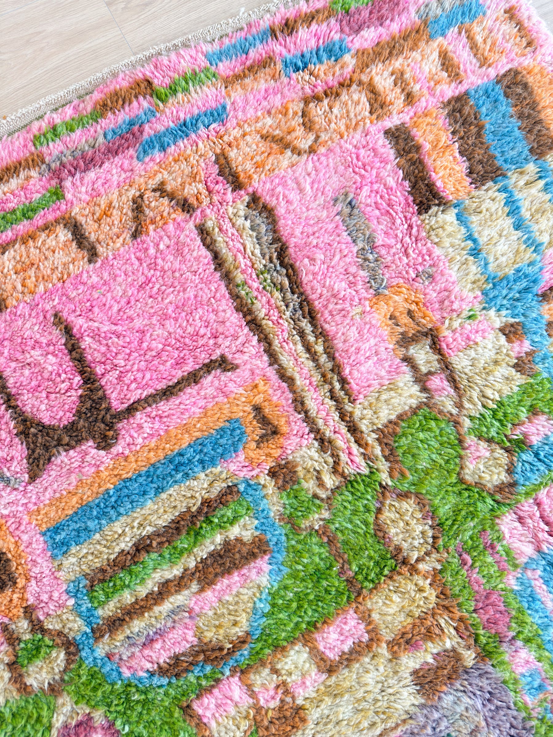 Tapis berbère coloré 153 x 270 cm - n°2020