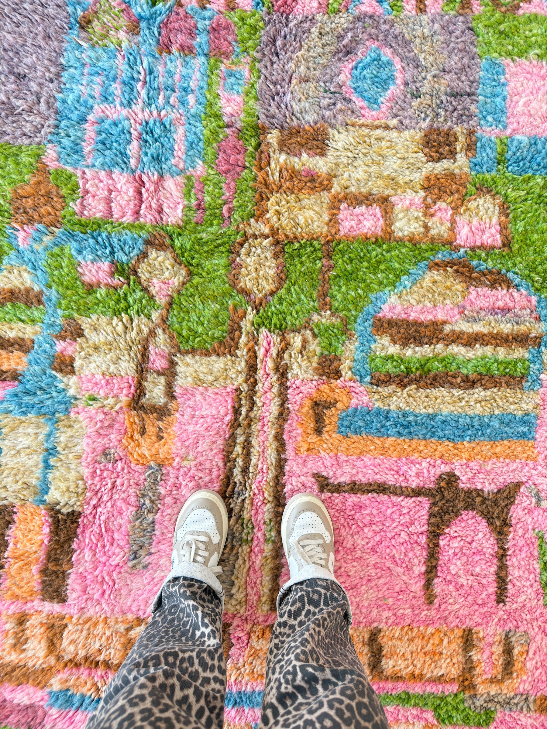 Tapis berbère coloré 153 x 270 cm - n°2020