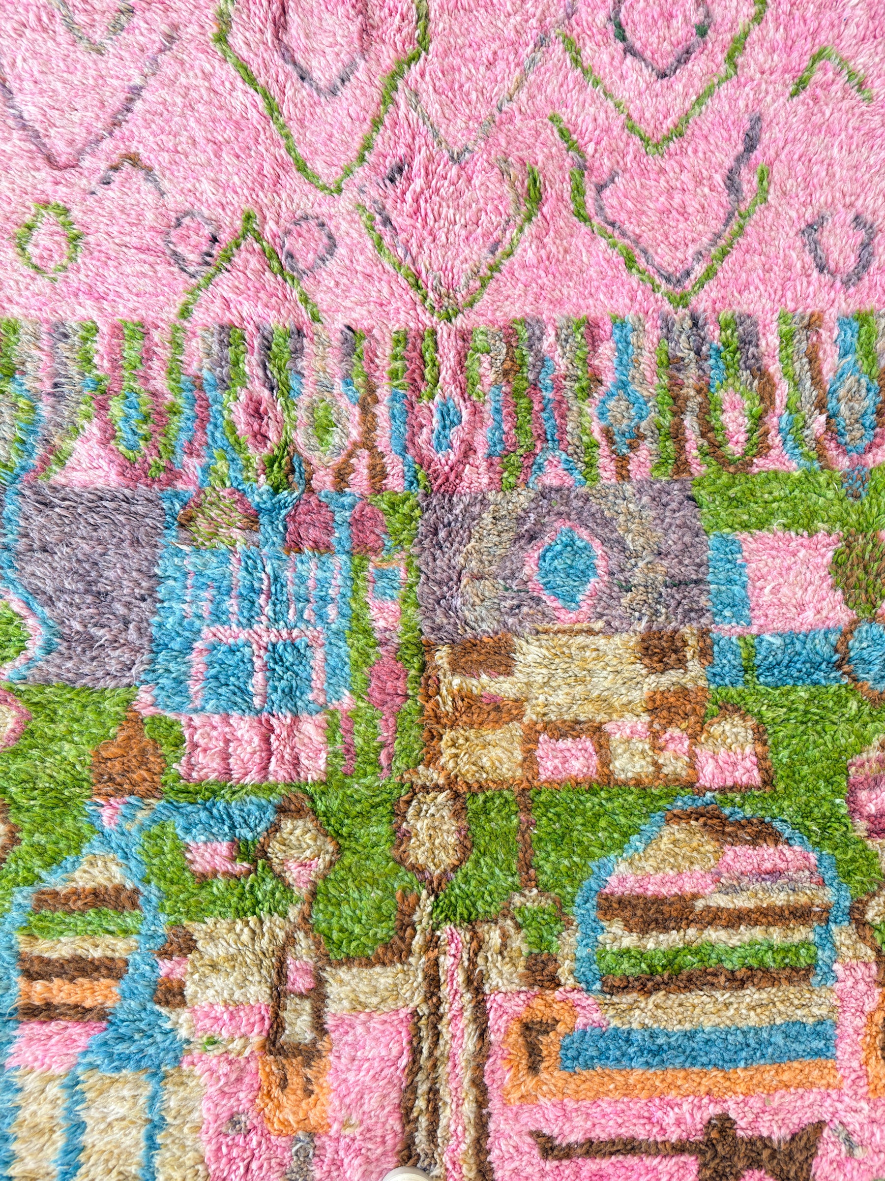 Tapis berbère coloré 153 x 270 cm - n°2020