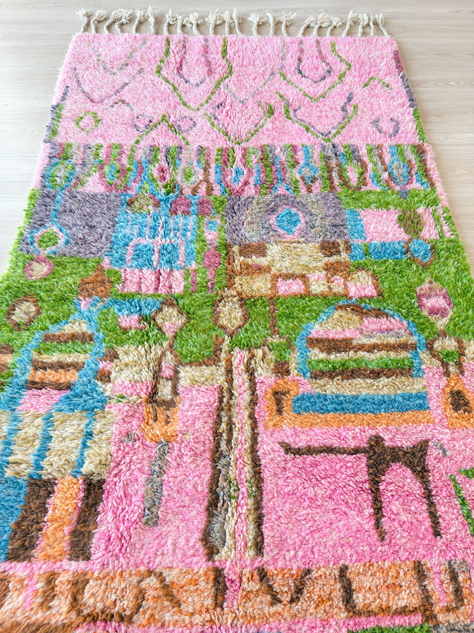 Tapis berbère coloré 153 x 270 cm - n°2020