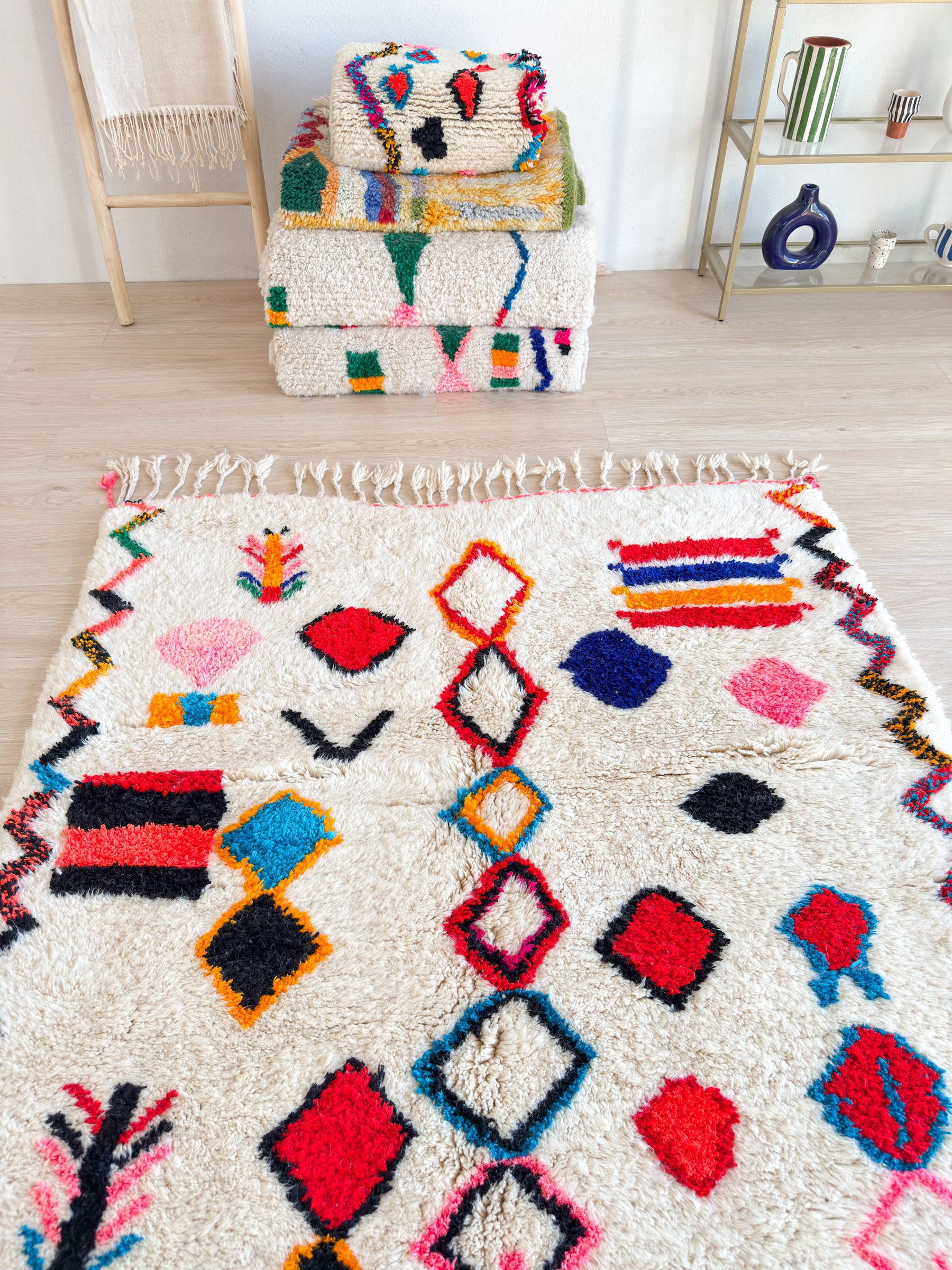 Colorful Berber rug 149 x 212 cm - no. 2271