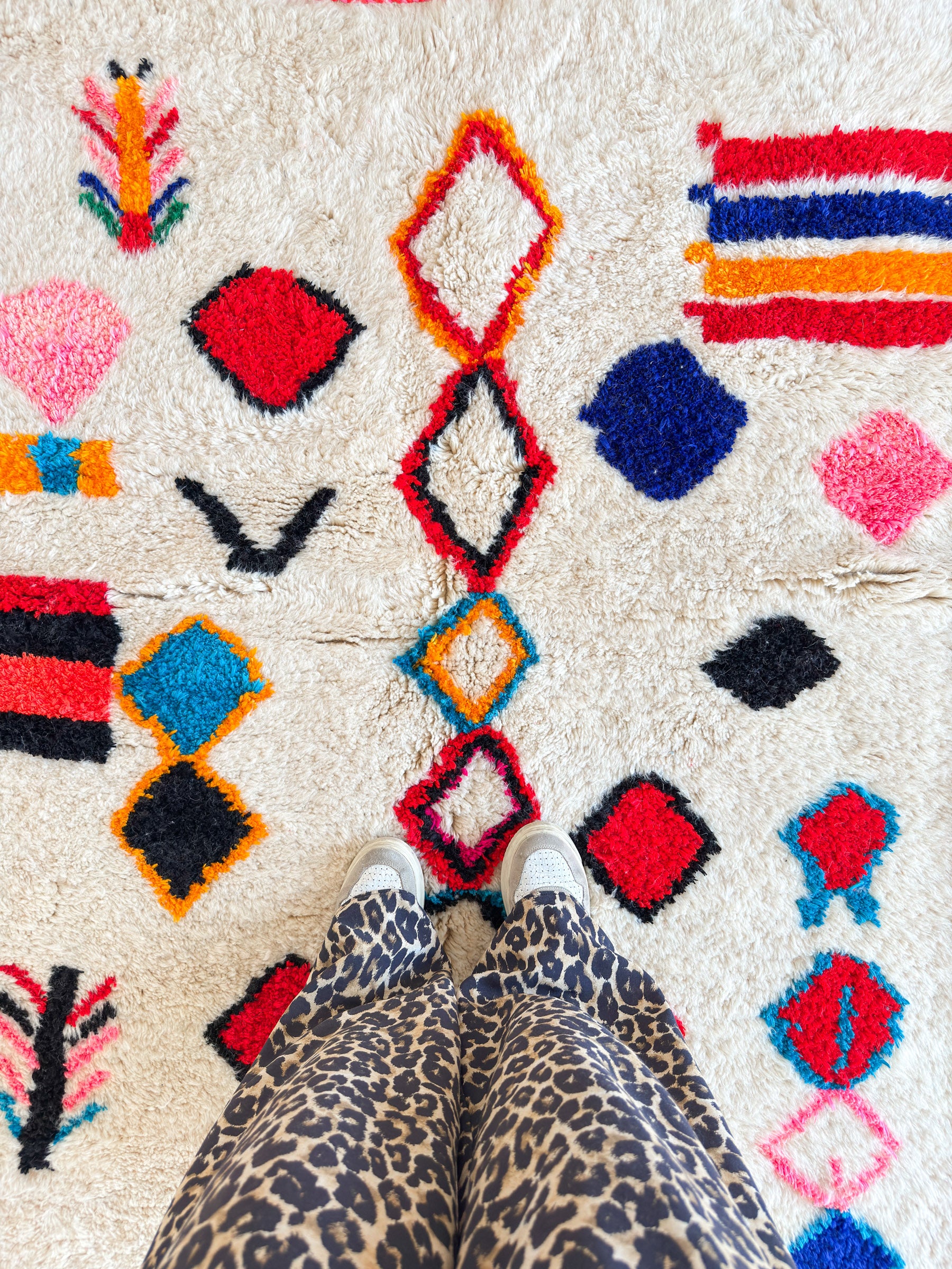 Colorful Berber rug 149 x 212 cm - no. 2271