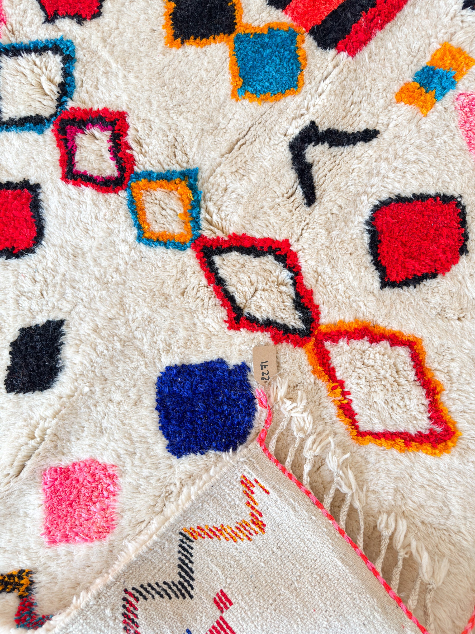 Colorful Berber rug 149 x 212 cm - no. 2271